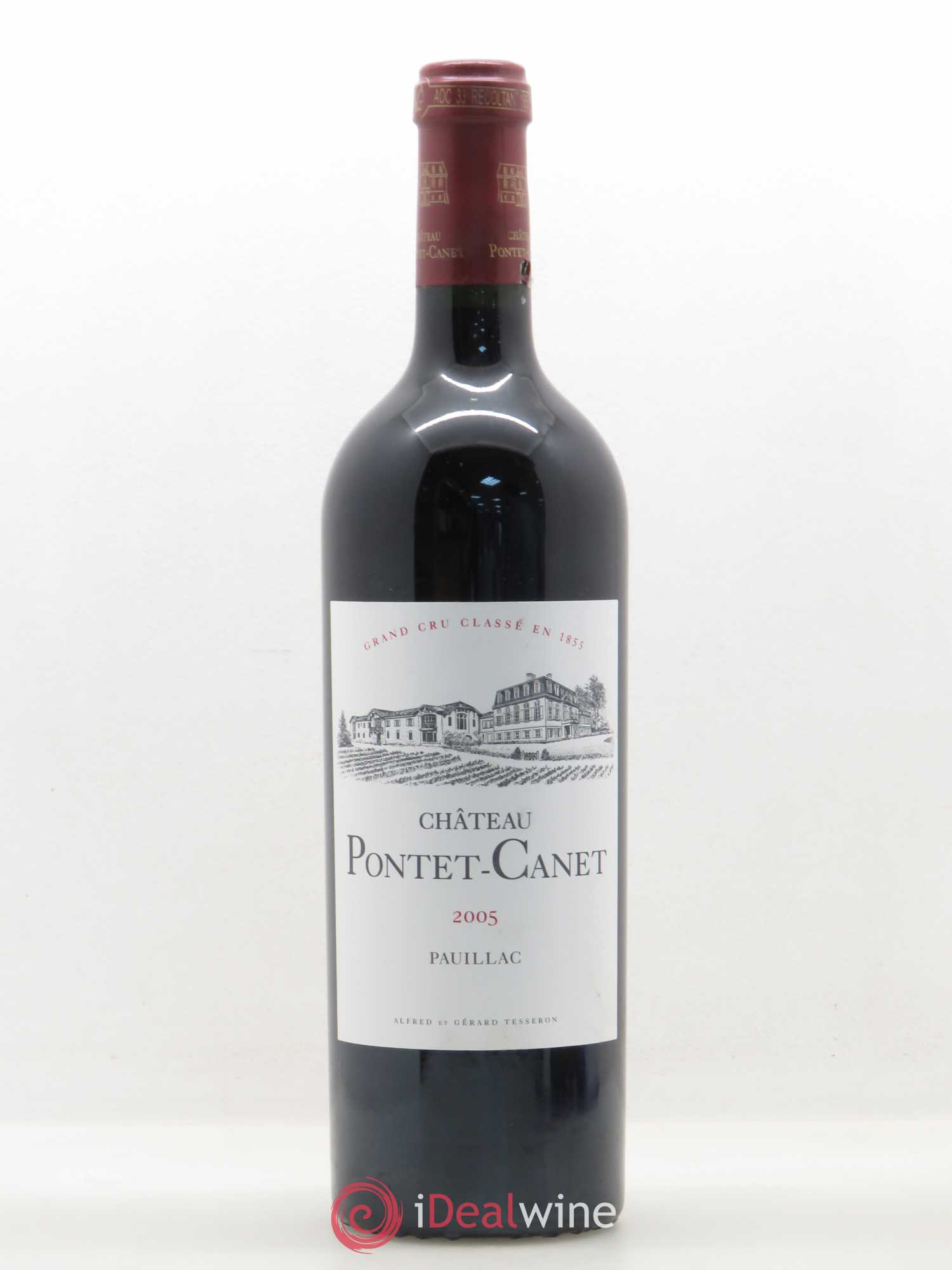 Château Pontet Canet 5ème Grand Cru Classé 2005 - Lot de 1 bouteille - 0