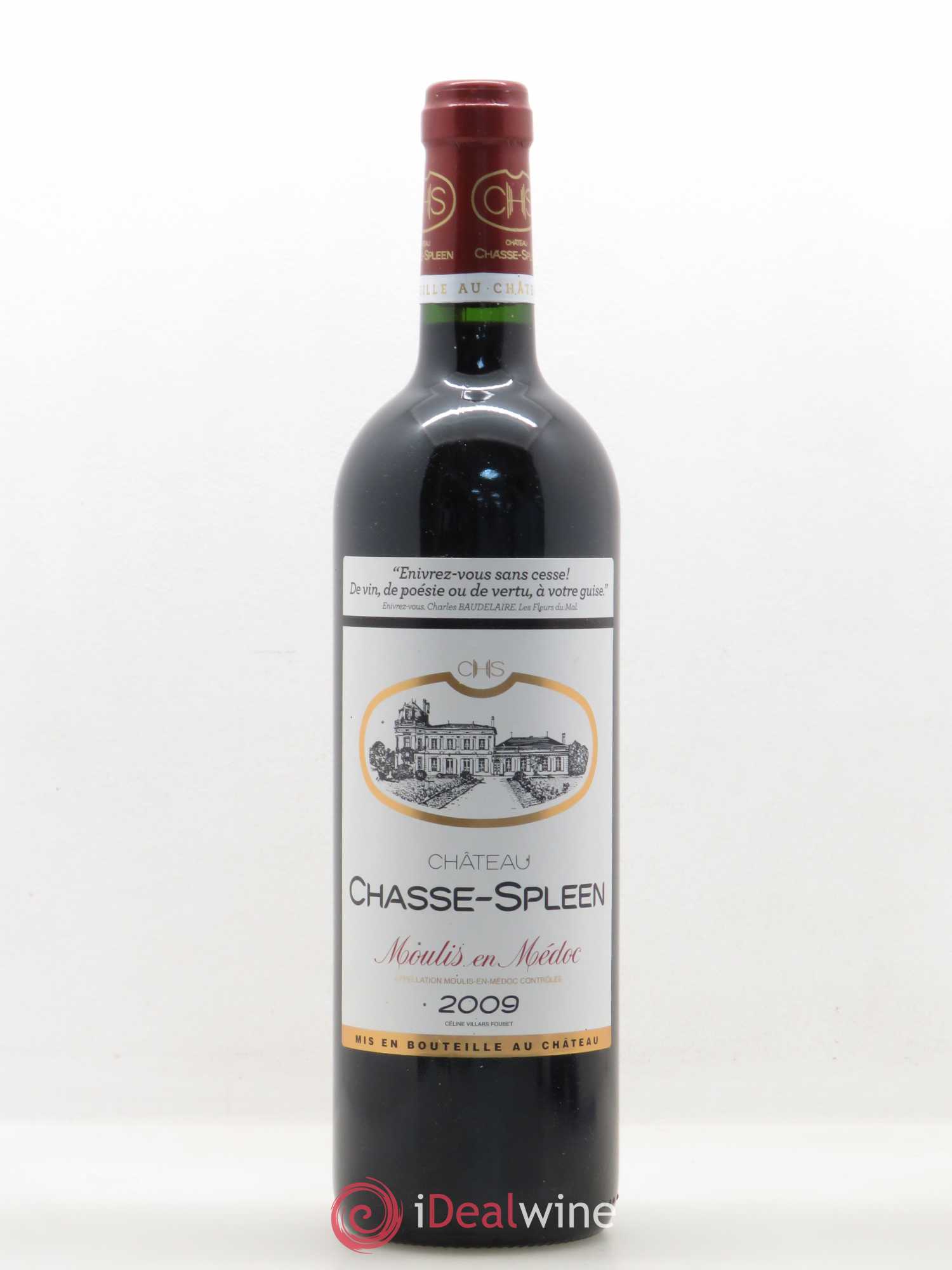Château Chasse Spleen 2009 - Lot de 1 bouteille - 0