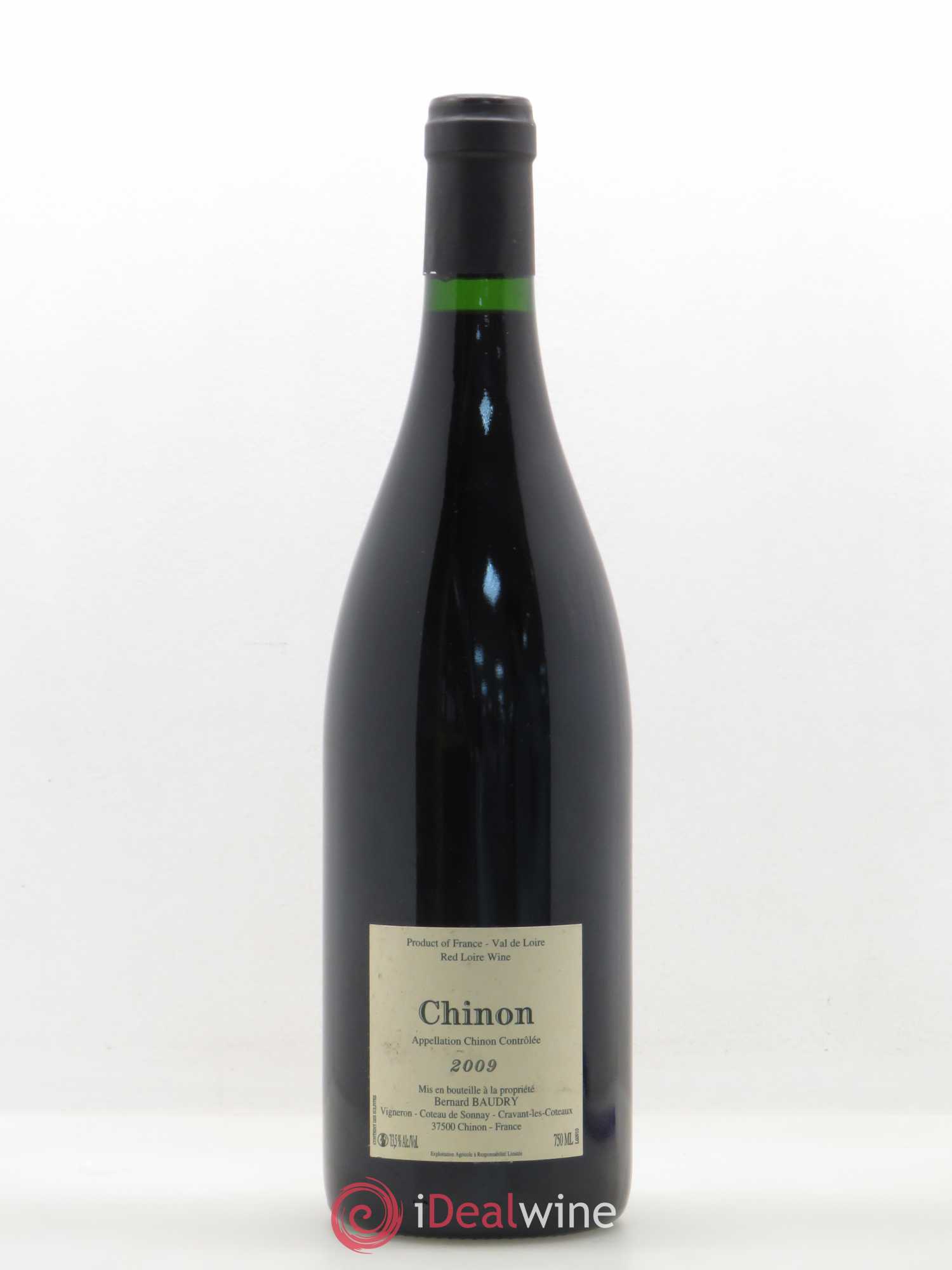 Chinon Franc de Pied Bernard Baudry 2009 - Lot de 1 bouteille - 1