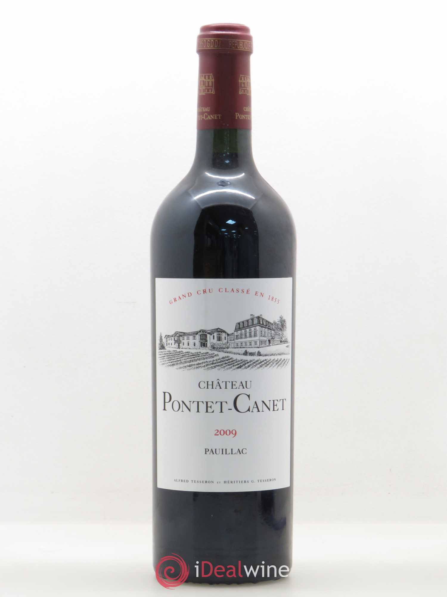 Château Pontet Canet 5ème Grand Cru Classé 2009 - Lot de 1 bouteille - 0