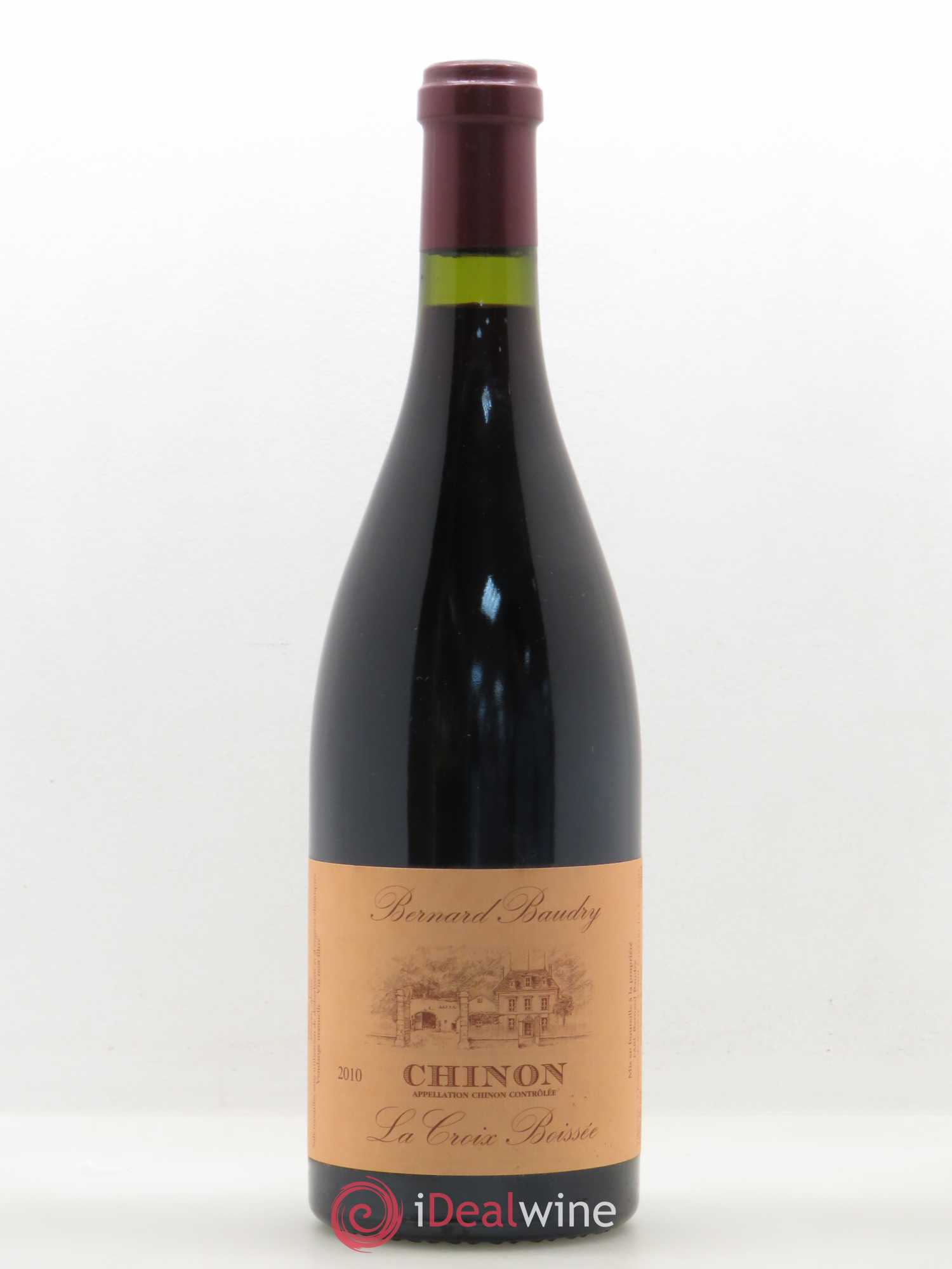 Chinon La Croix Boissée Bernard Baudry 2010 - Lot de 1 bouteille - 0