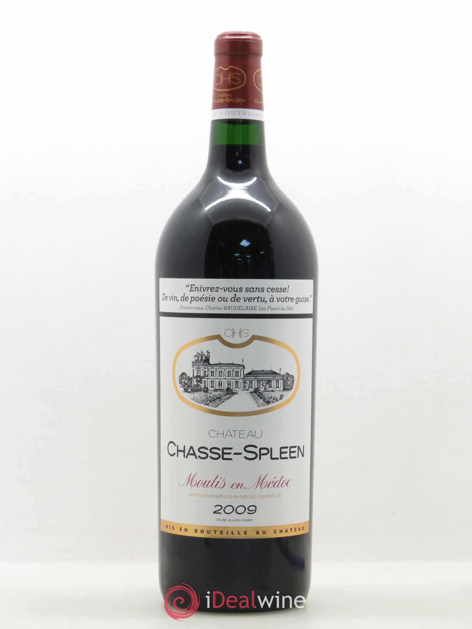 Château Chasse Spleen 2009 - Lot de 1 magnum - 0