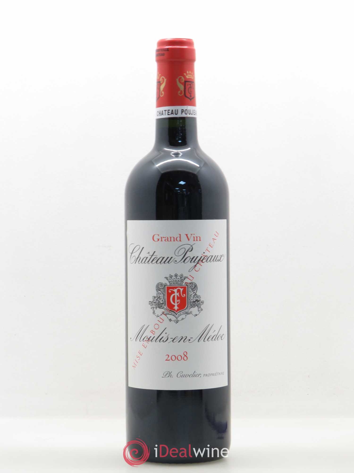 Château Poujeaux 2008 - Lot de 1 bouteille - 0
