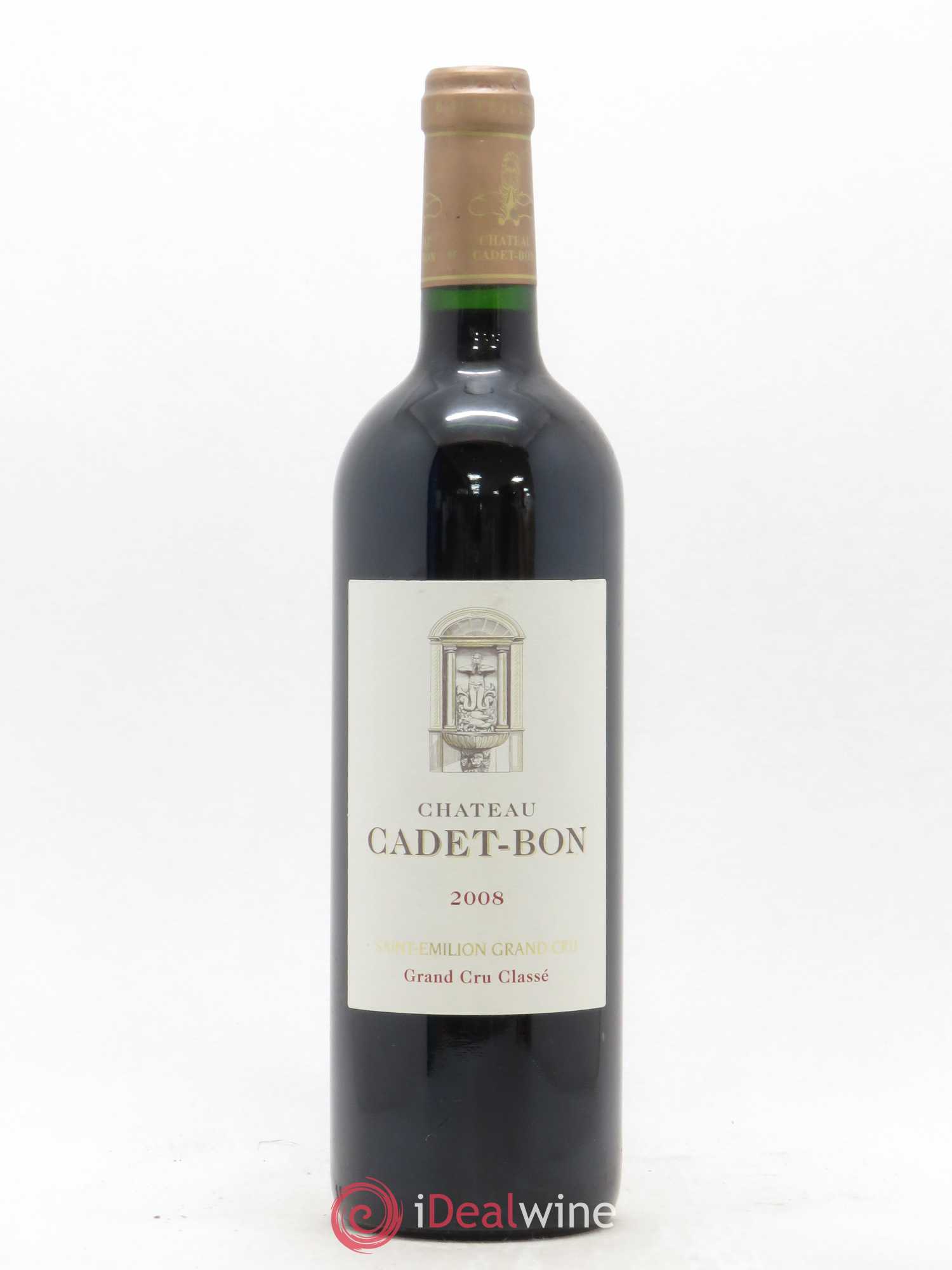 Château Cadet Bon Grand Cru Classé 2008 - Lot de 1 bouteille - 0