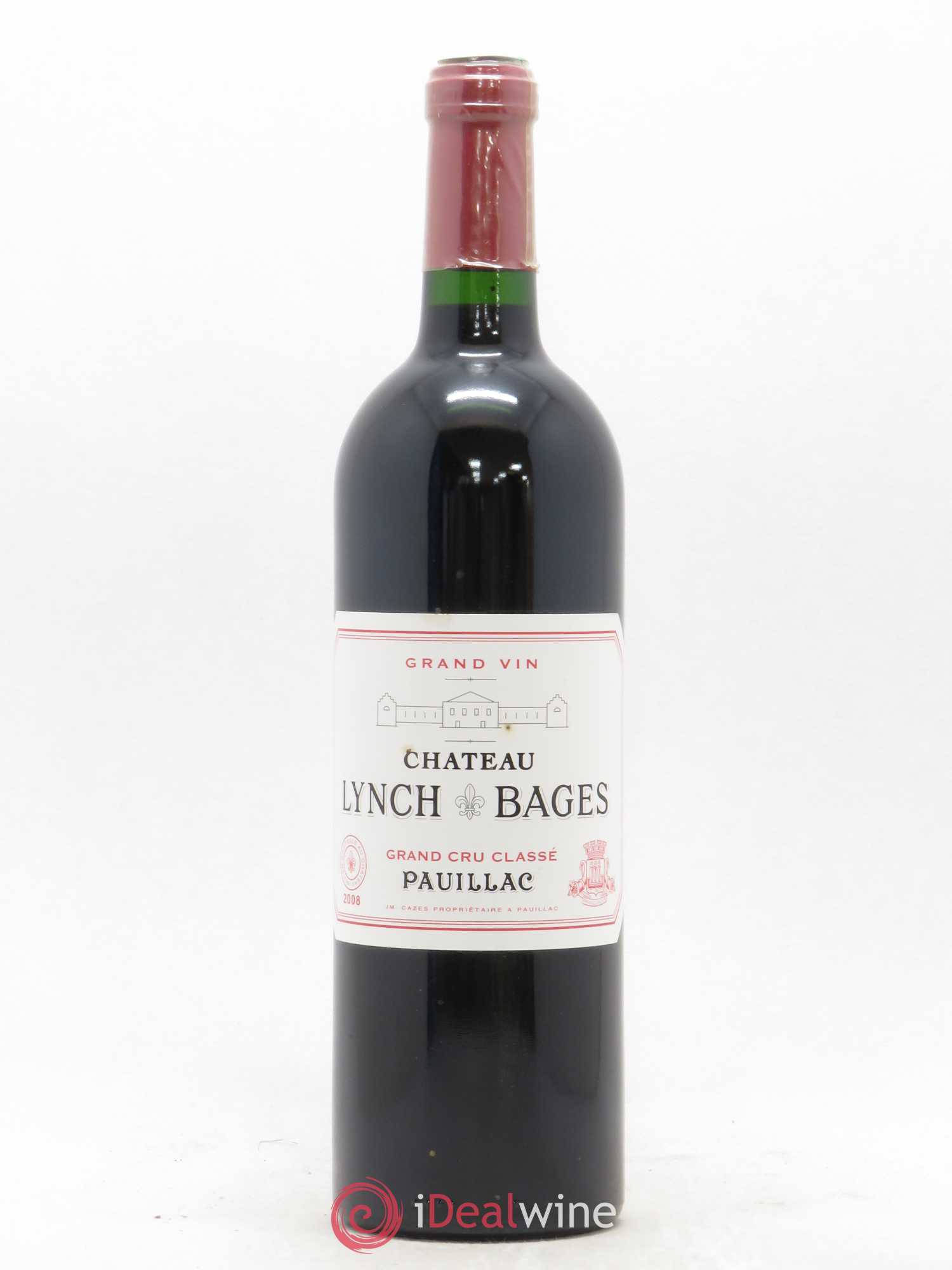 Château Lynch Bages 5ème Grand Cru Classé 2008 - Lot de 1 bouteille - 0