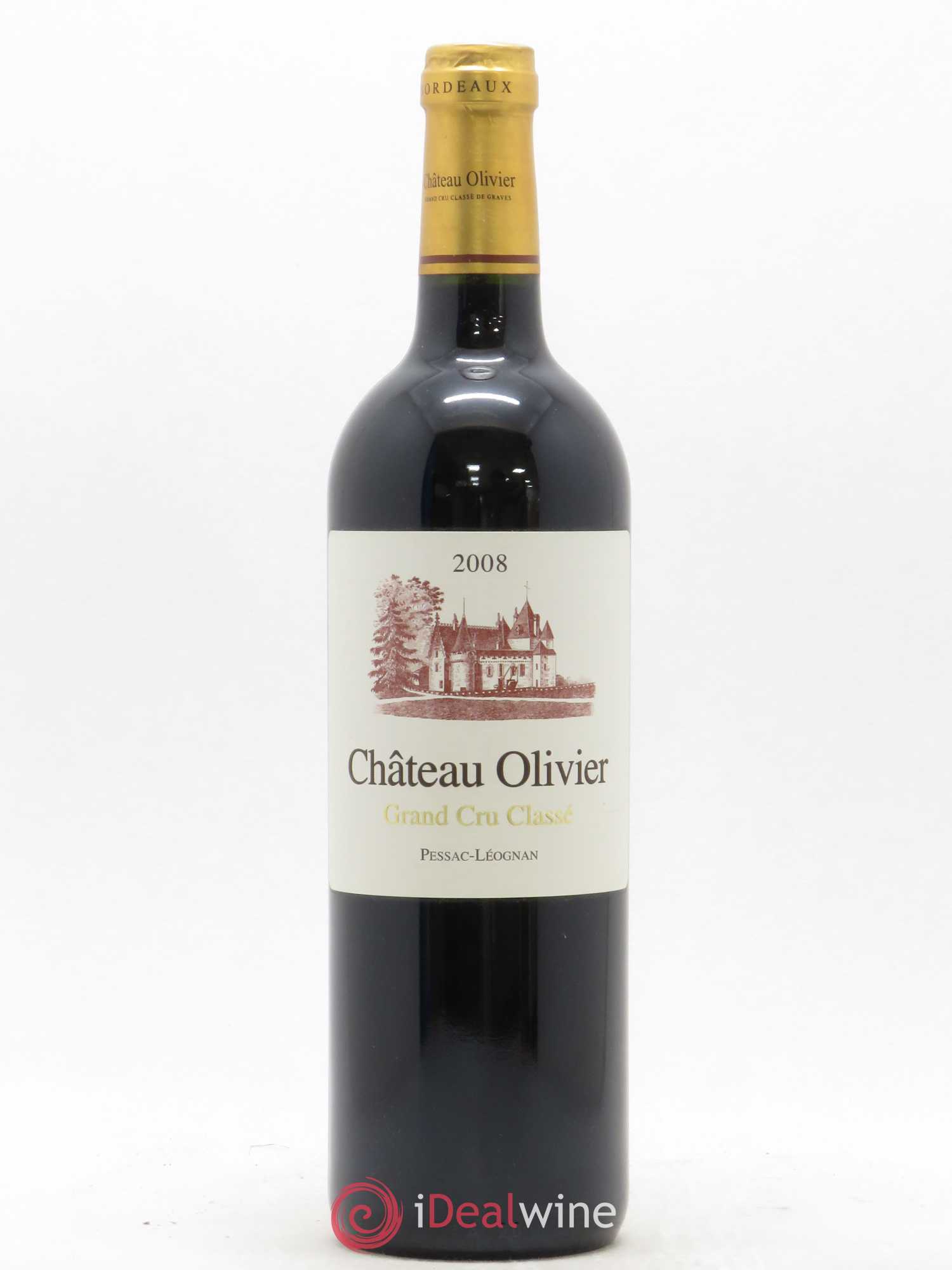Château Olivier Cru Classé de Graves 2008 - Lot de 1 bouteille - 0