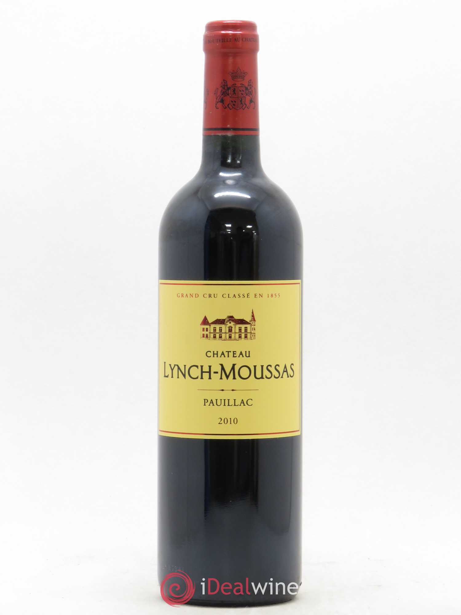 Château Lynch Moussas 5ème Grand Cru Classé 2010 - Lot de 1 bouteille - 0