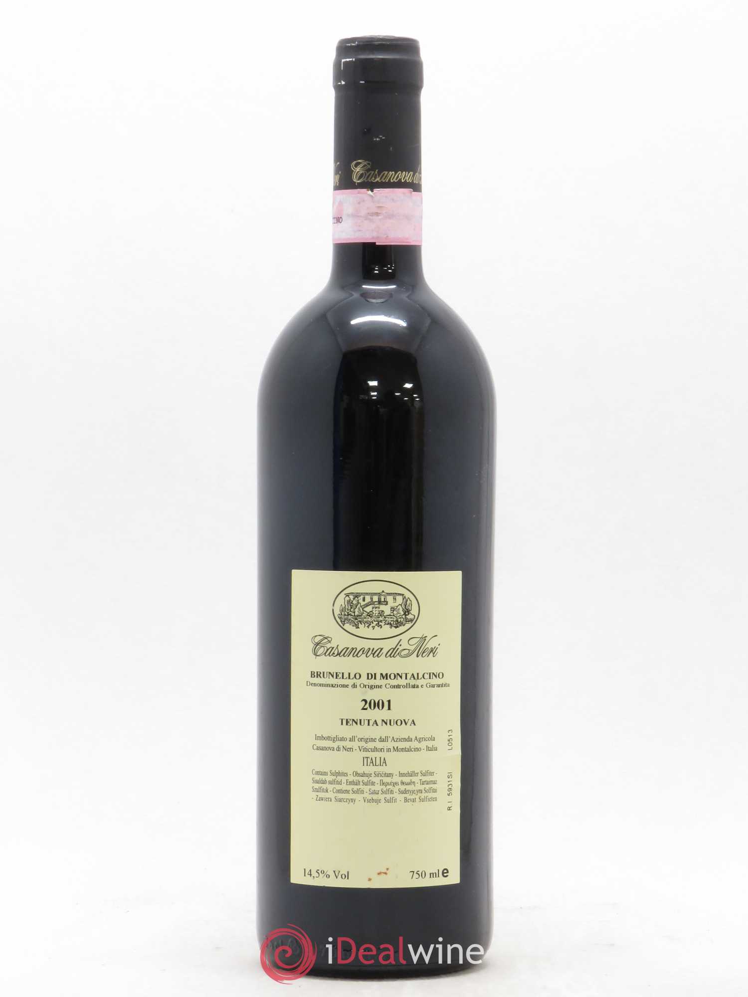 Brunello di Montalcino DOCG Tenuta Nuova Casanvova di Neri 2001 - Lotto di 1 bottiglia - 1