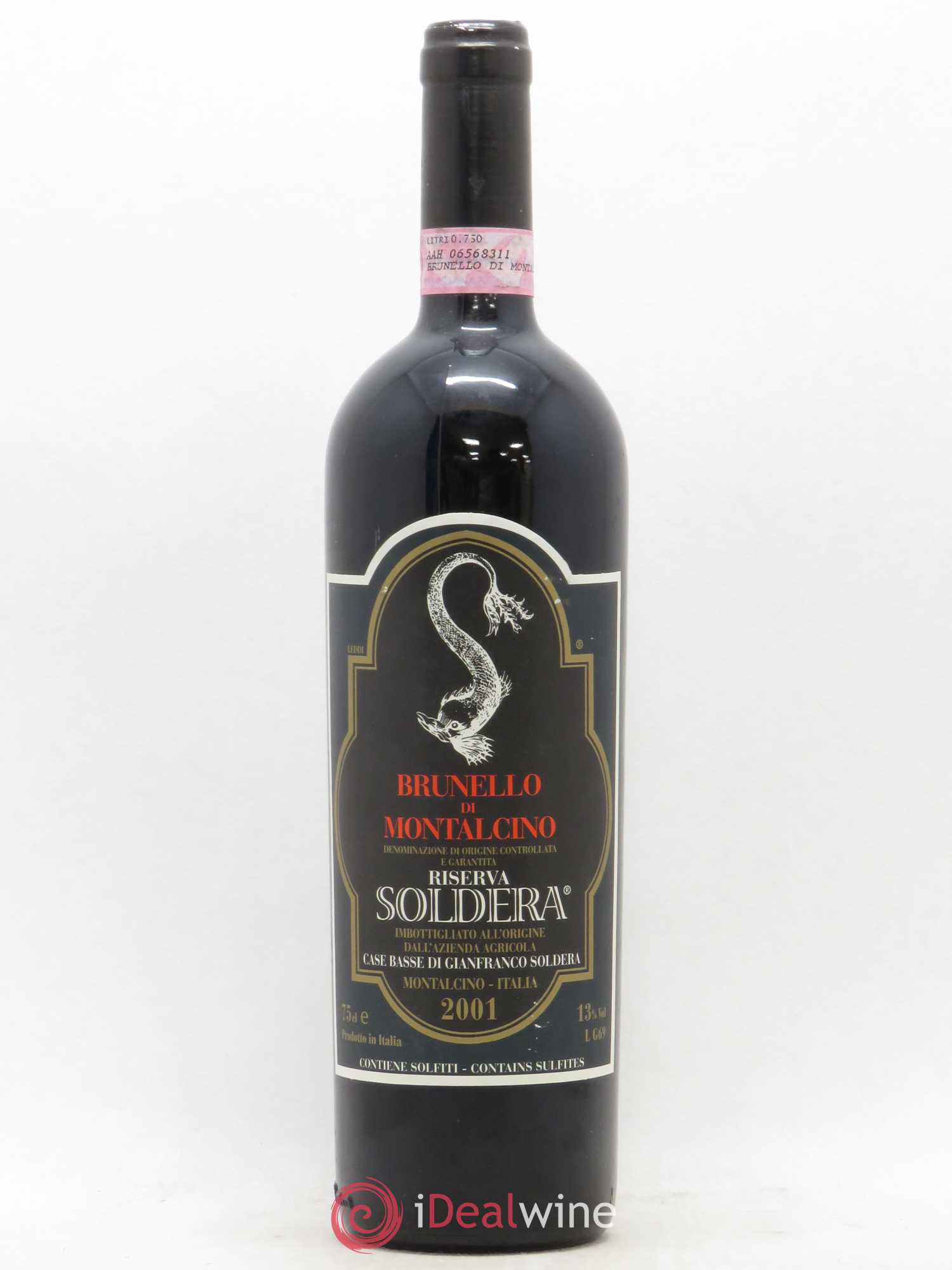 Brunello di Montalcino Soldera Riserva 2001 - Lot de 1 bouteille - 0