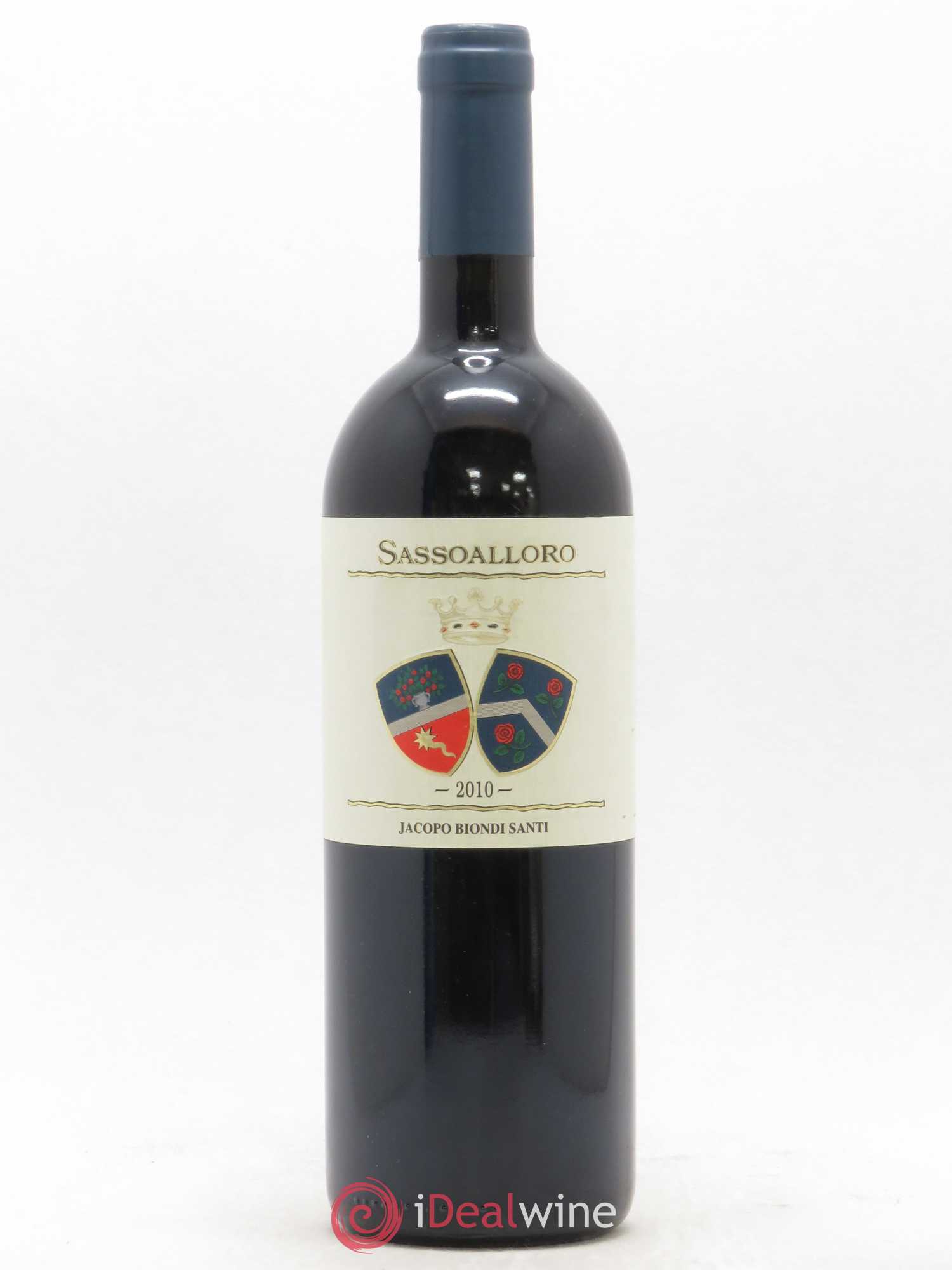 Toscana IGT Sassoalloro Jacopo Biondi Santi 2010 - Posten von 1 Flasche - 0