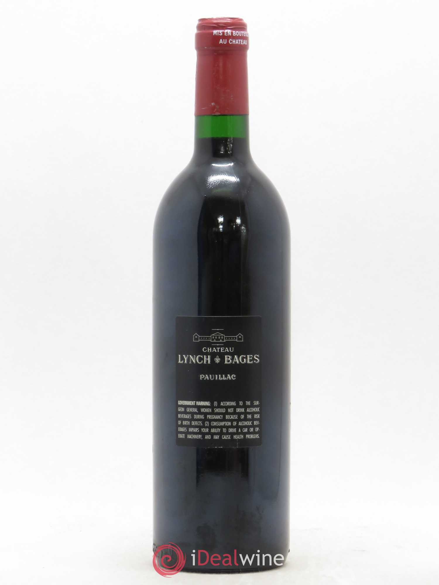 Château Lynch Bages 5ème Grand Cru Classé 1988 - Lot de 1 bouteille - 1