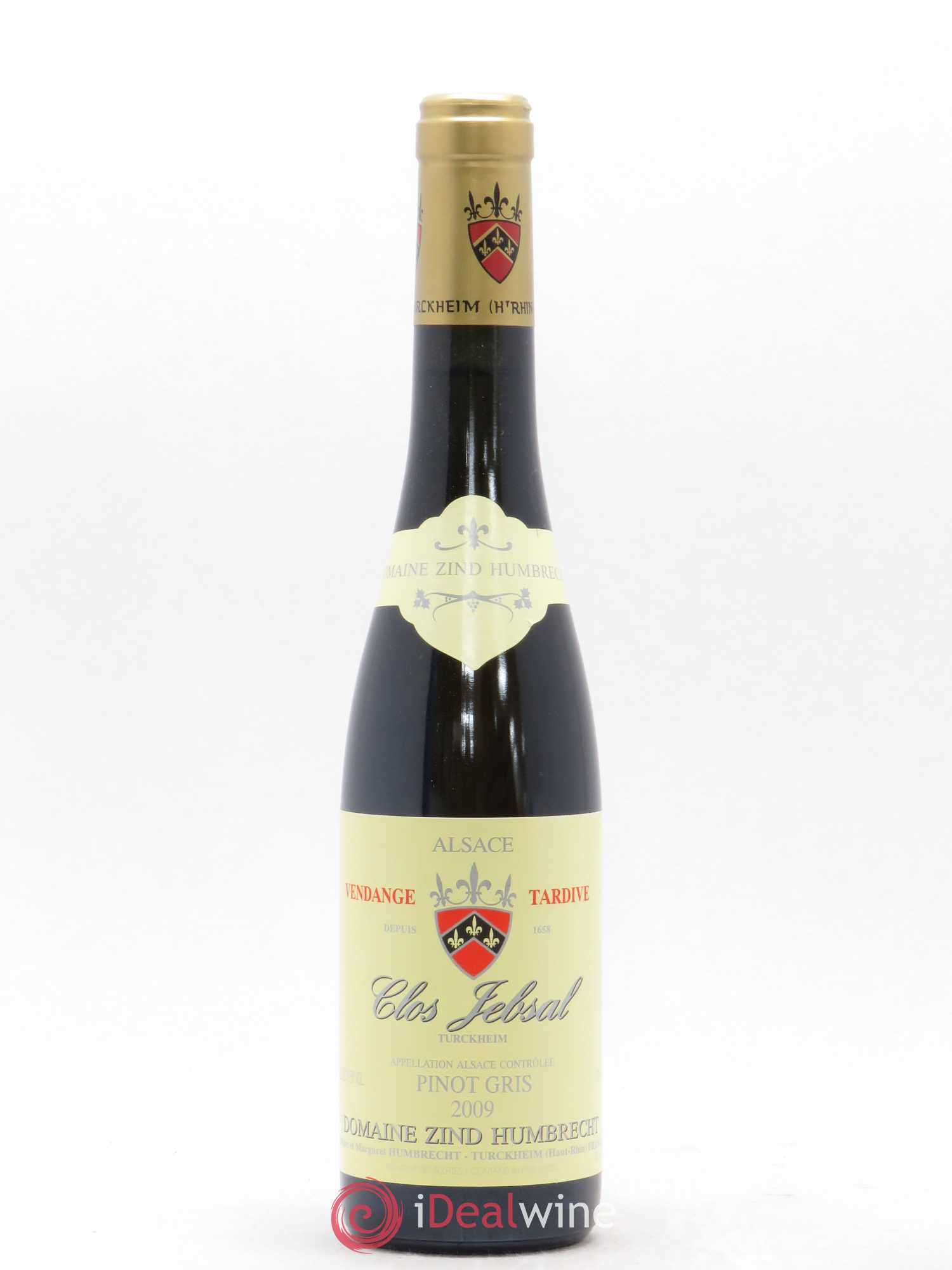 Alsace Pinot Gris Clos Jebsal Vendanges Tardives Zind-Humbrecht (Domaine) 2009 - Posten von 1 Demi-Flasche - 0