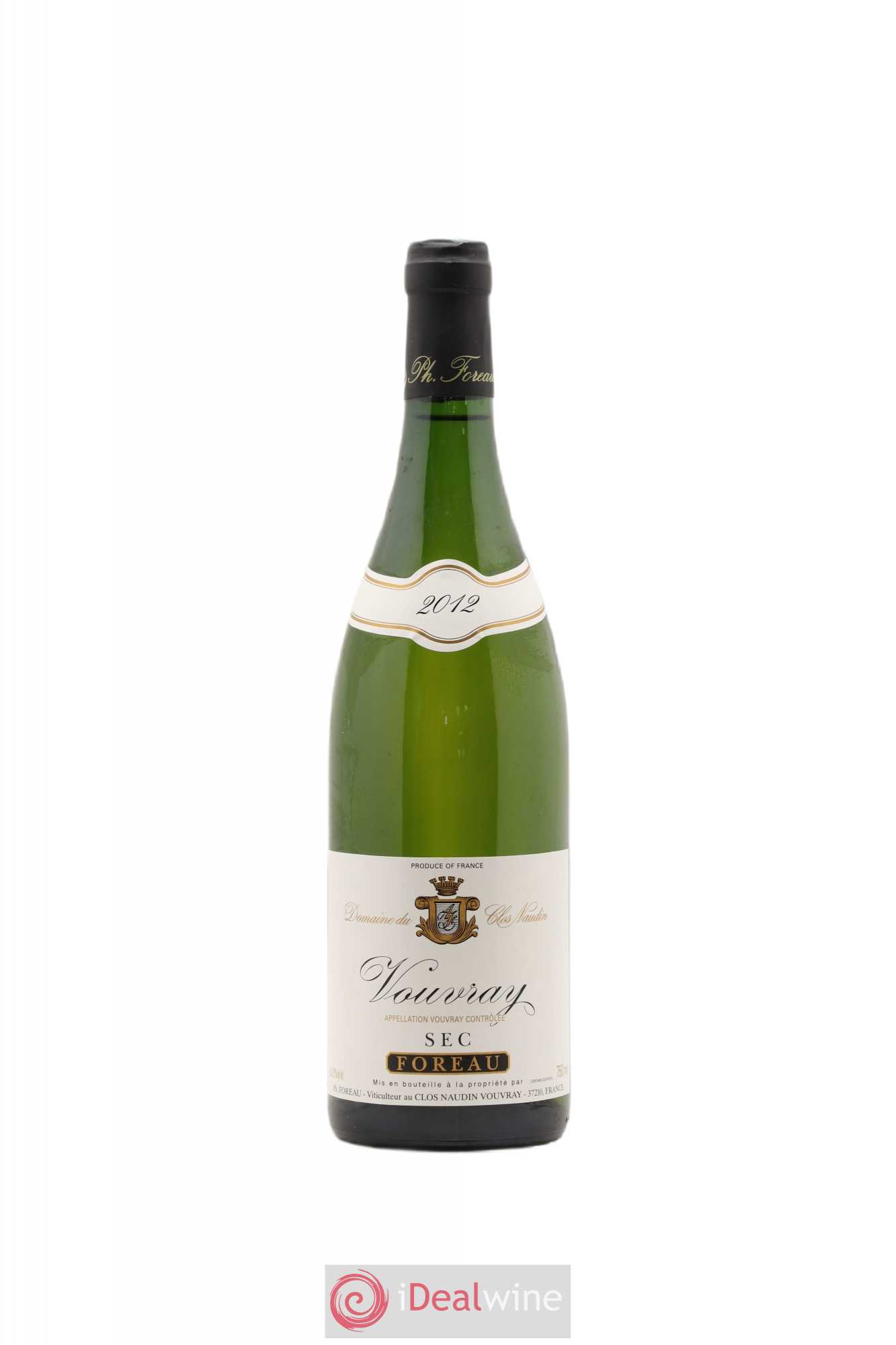 Vouvray Sec Clos Naudin - Philippe Foreau 2012 - Lot de 1 bouteille - 0