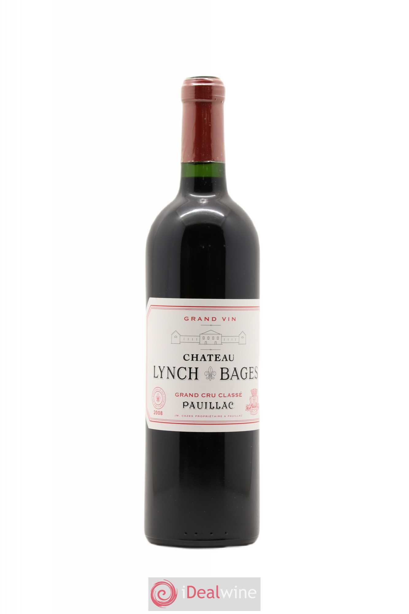 Château Lynch Bages 5ème Grand Cru Classé 2008 - Lot de 1 bouteille - 0