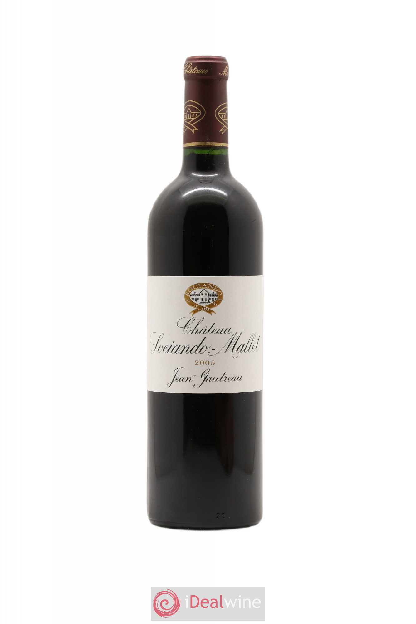 Château Sociando Mallet 2005 - Lot de 1 bouteille - 0
