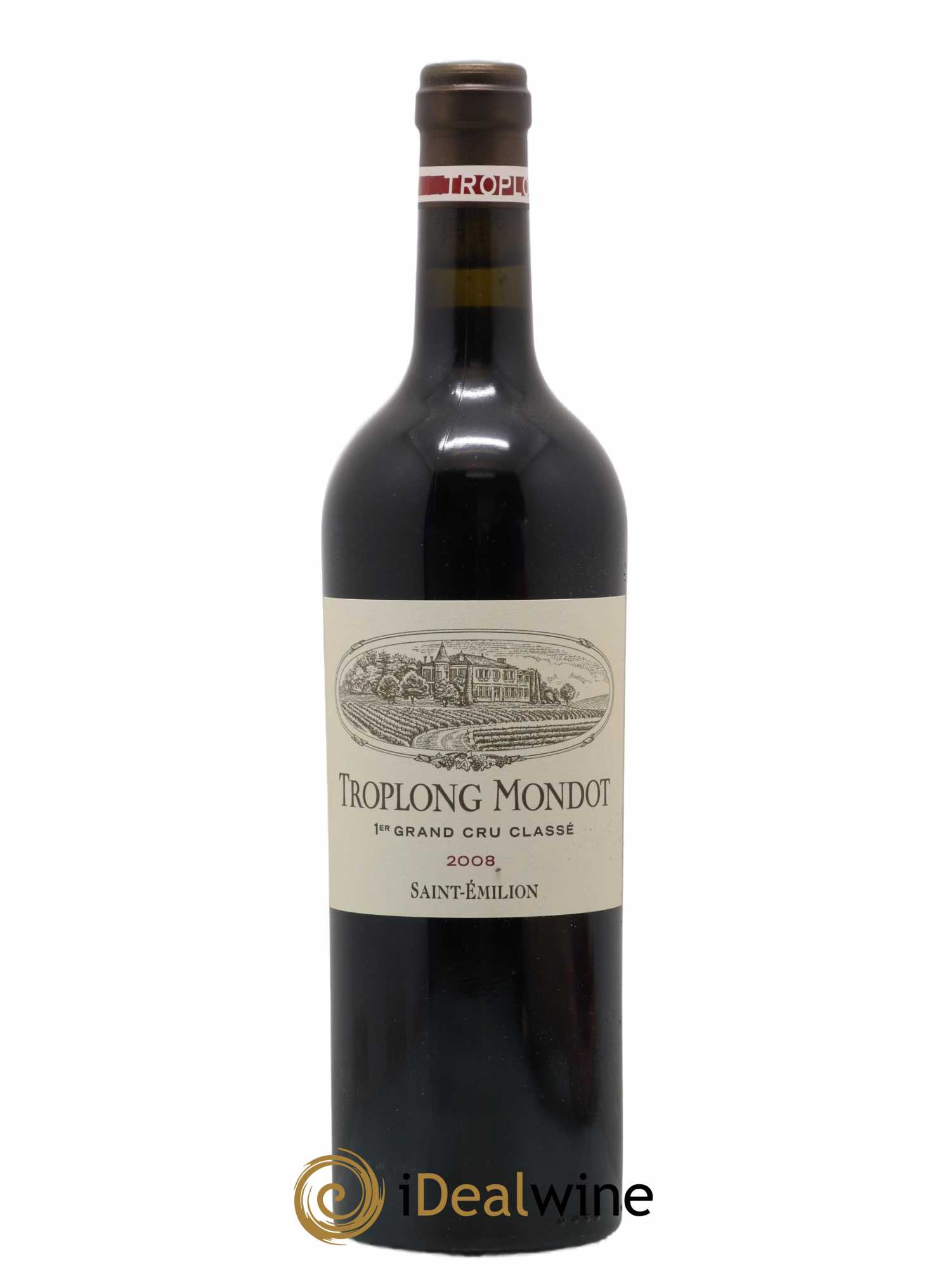 Château Troplong Mondot 1er Grand Cru Classé B 2008 - Lot de 1 bouteille - 0