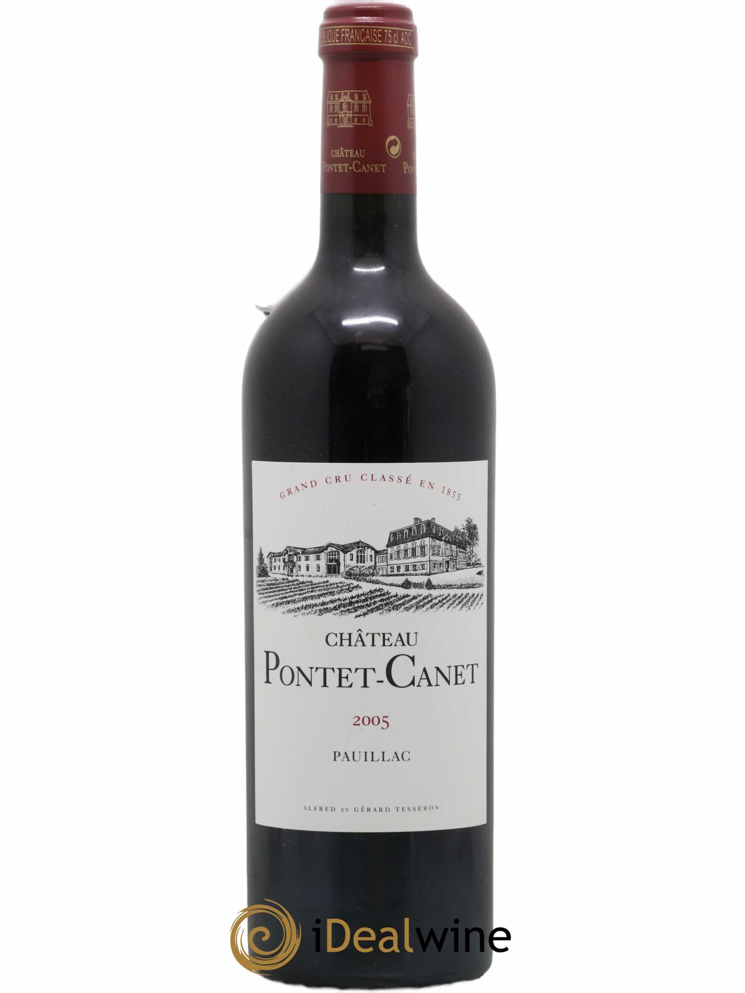 Château Pontet Canet 5ème Grand Cru Classé 2005 - Lot de 1 bouteille - 0