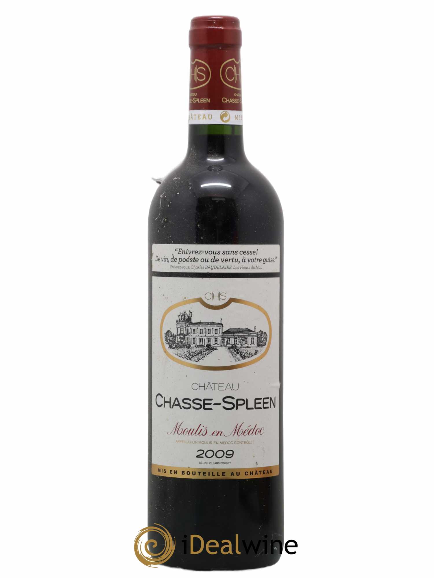 Château Chasse Spleen 2009 - Lot de 1 bouteille - 0