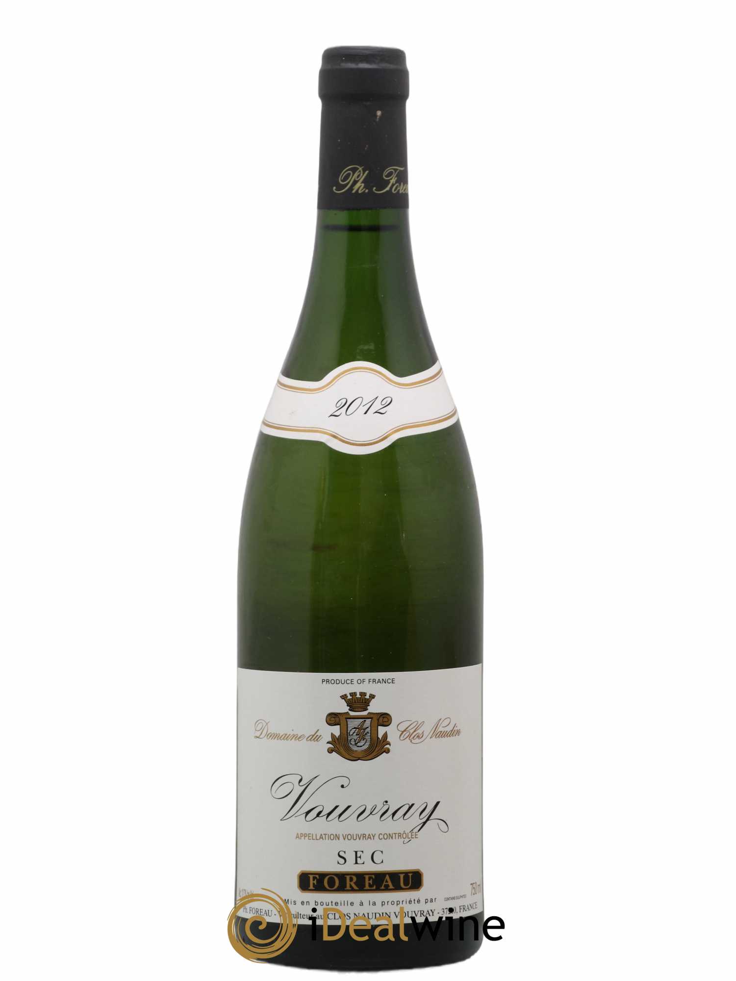 Vouvray Sec Clos Naudin - Philippe Foreau 2012 - Lot de 1 bouteille - 0