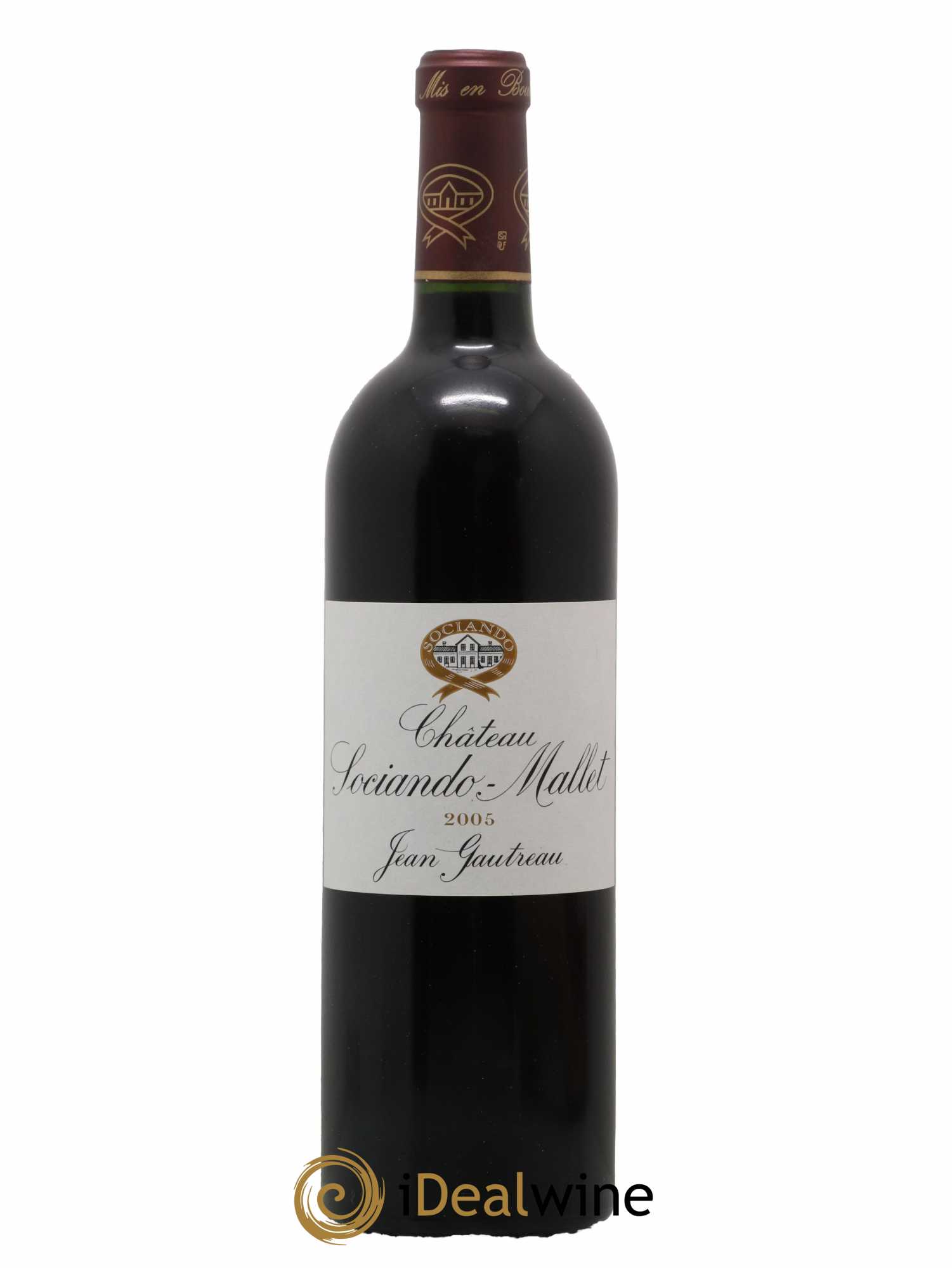 Château Sociando Mallet 2005 - Lot de 1 bouteille - 0