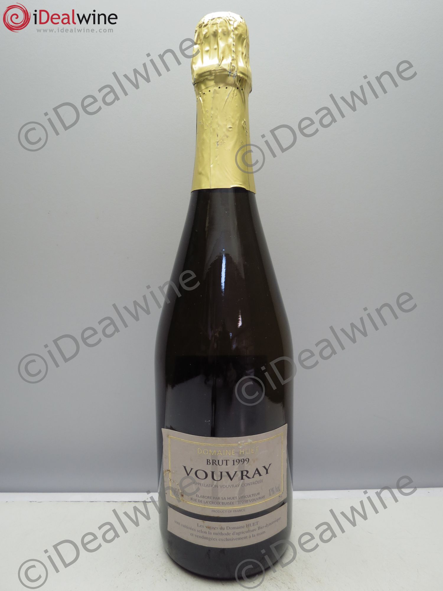 Divers Domaine Huet, Méthode traditionnelle. Vouvray brut 1999 - Posten von 1 Flasche - 0