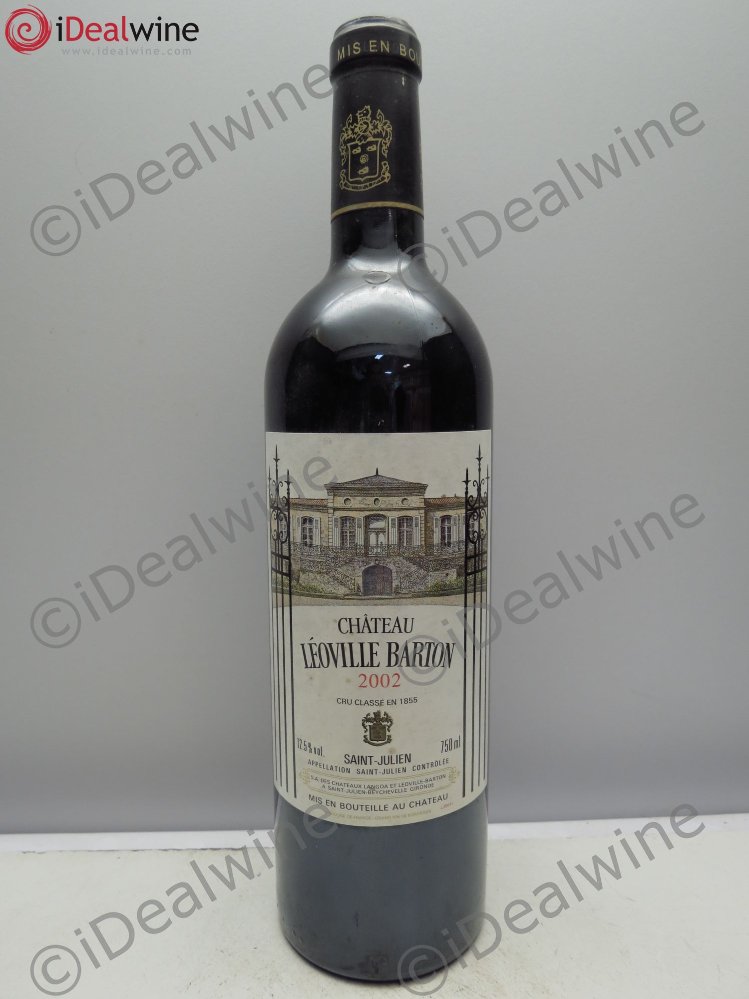 Château Léoville Barton 2ème Grand Cru Classé 2002 - Lot de 1 bouteille - 0