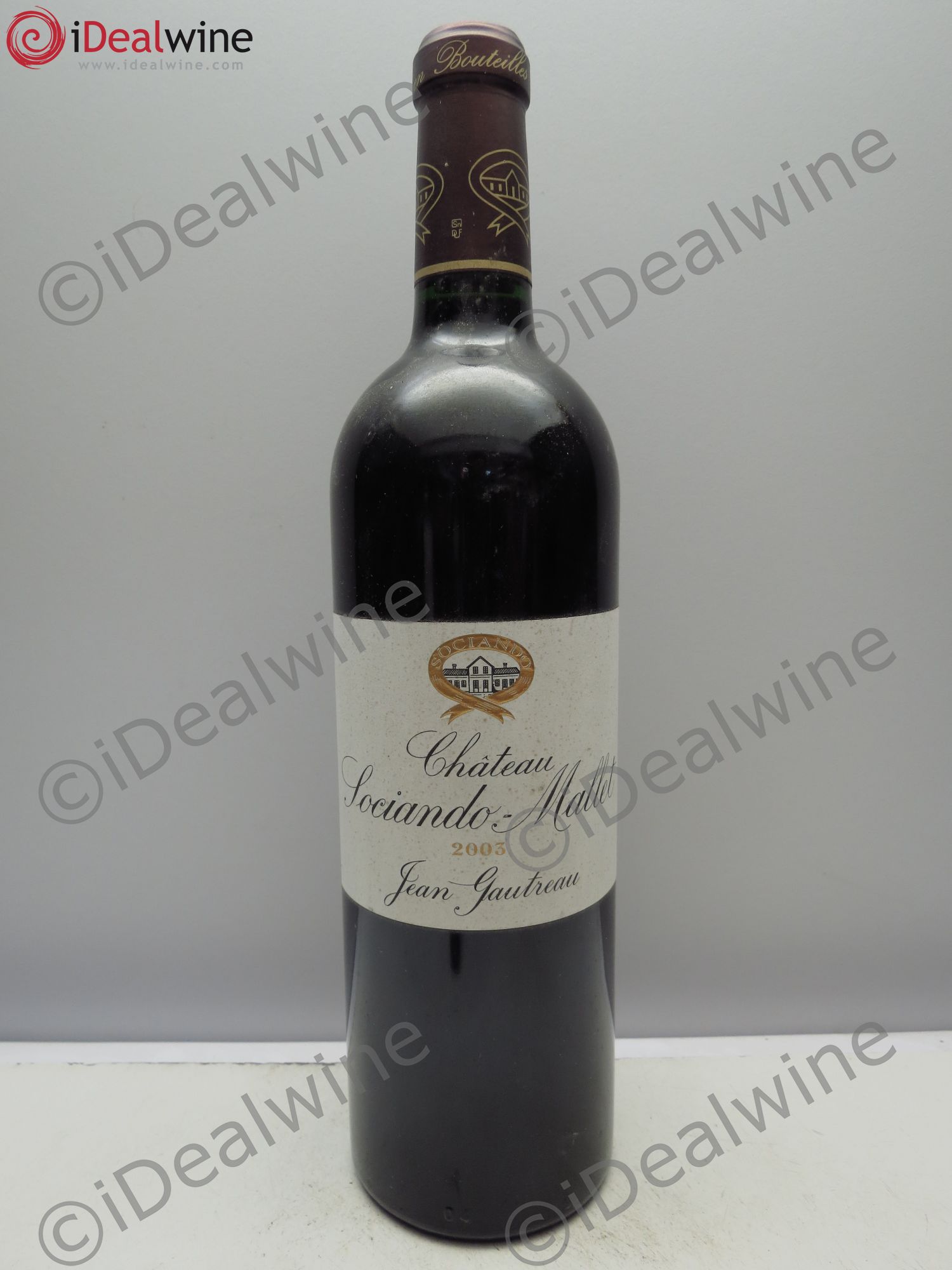 Château Sociando Mallet 2003 - Lot de 1 bouteille - 0