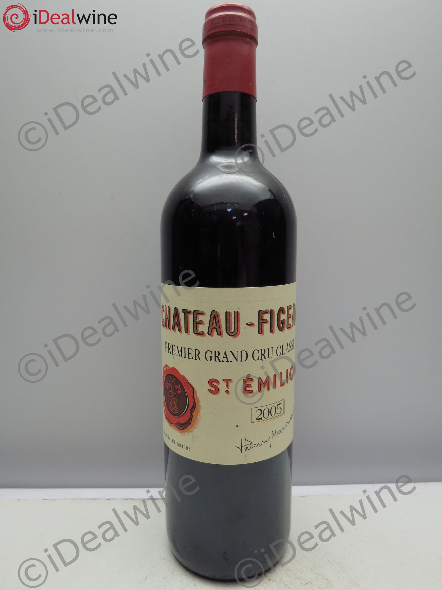 Château Figeac 1er Grand Cru Classé A 2005 - Lot de 1 bouteille - 0