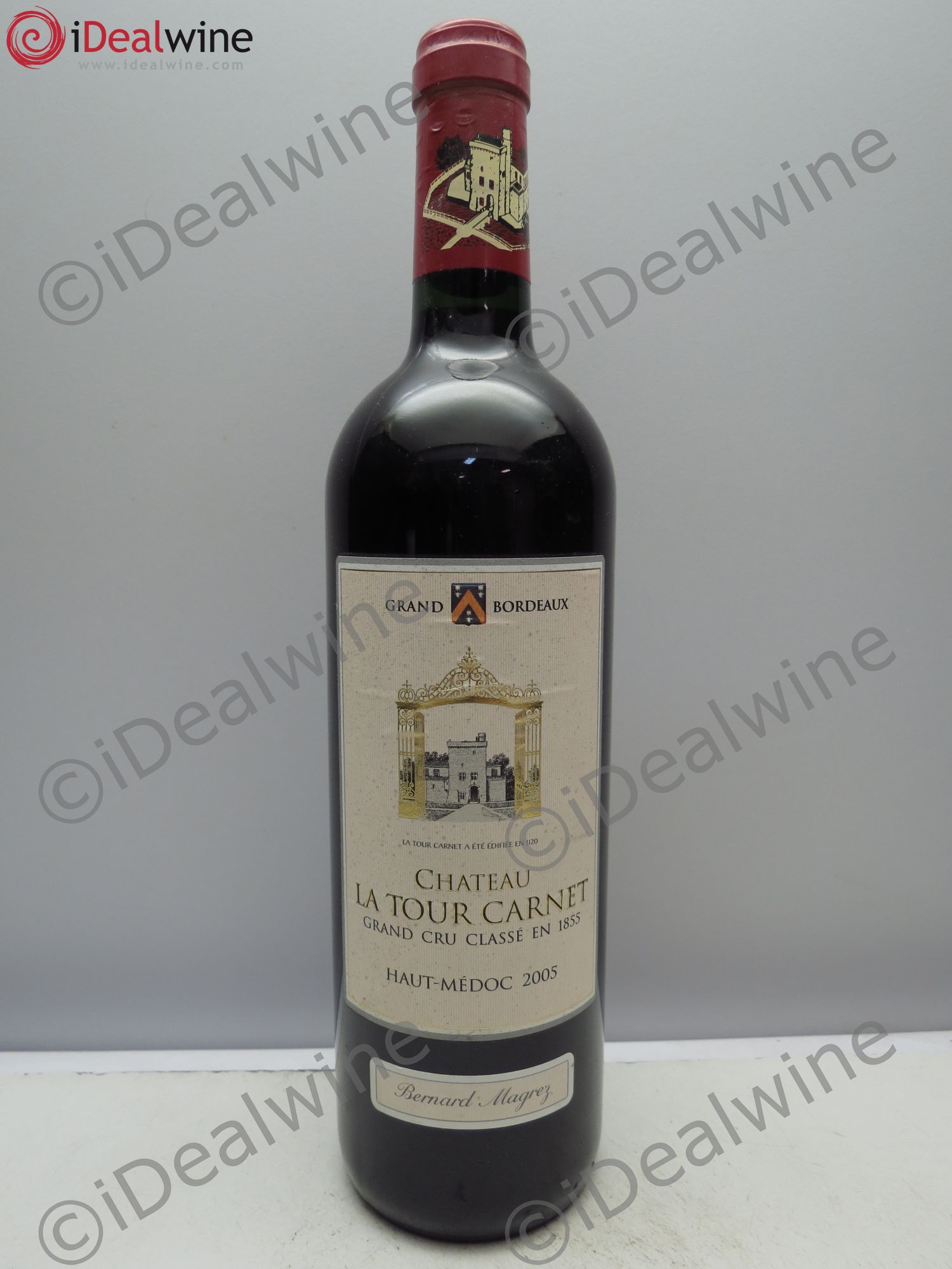 Château la Tour Carnet 4ème Grand Cru Classé 2005 - Lot de 1 bouteille - 0