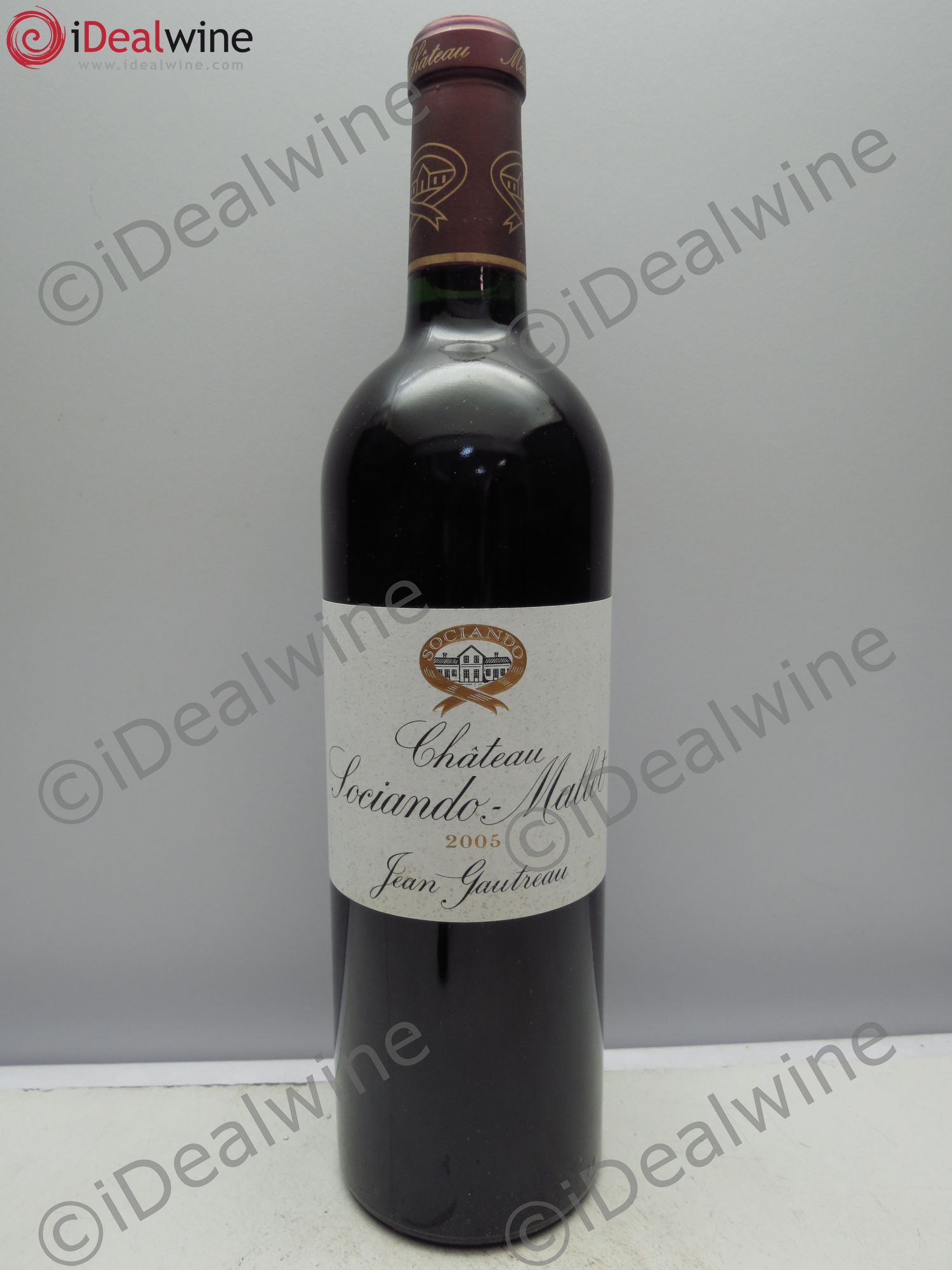 Château Sociando Mallet 2005 - Lot de 1 bouteille - 0