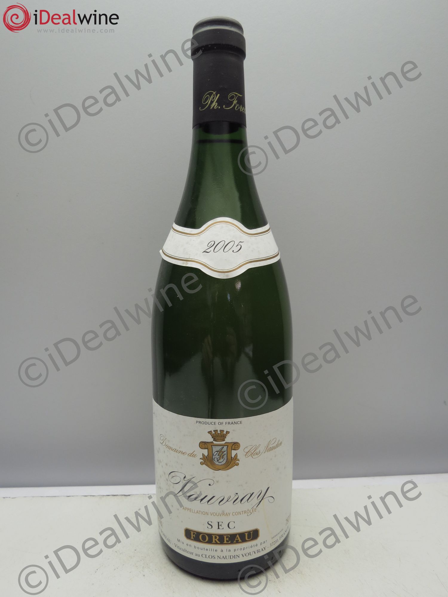 Vouvray Domaine du clos naudin. Foreau 2005 - Posten von 1 Flasche - 0