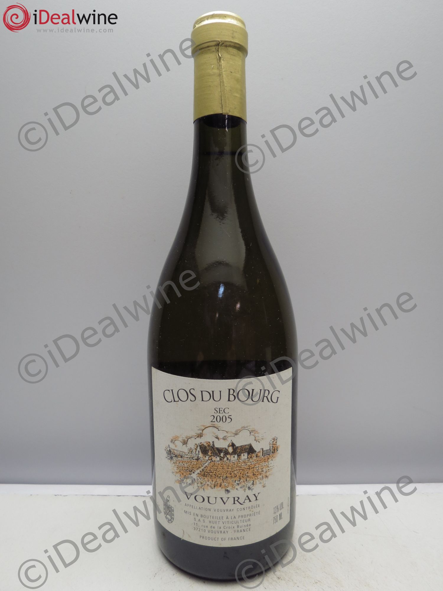 Vouvray Clos du Bourg Sec Domaine Huet 2005 - Lot de 1 bouteille - 0