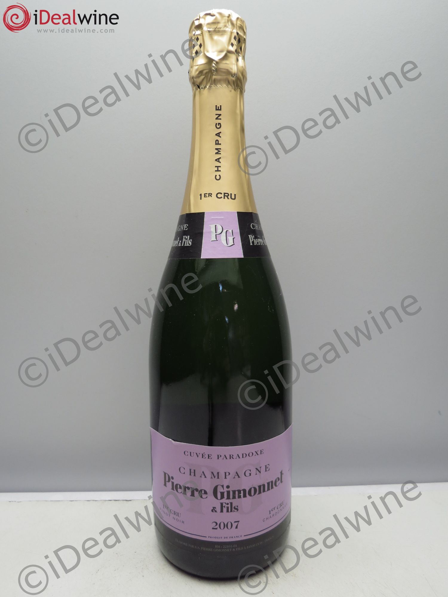 Champagne Pierre Gimonnet. Cuvée Paradoxe 2007 - Posten von 1 Flasche - 0