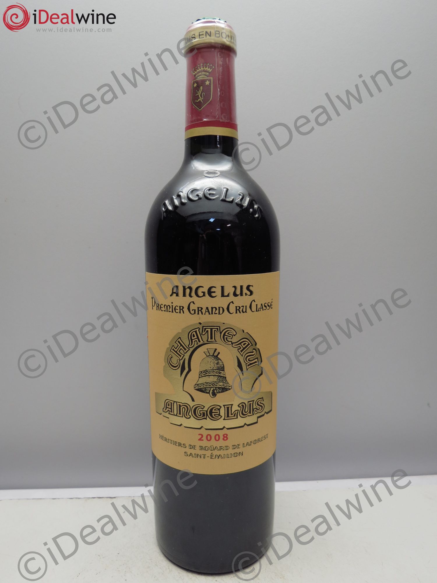 Château Angélus 1er Grand Cru Classé A 2008 - Lot de 1 bouteille - 0