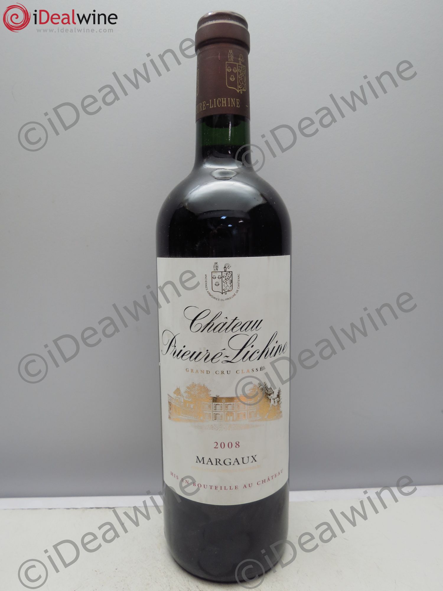 Château Prieuré Lichine 4ème Grand Cru Classé 2008 - Lot de 1 bouteille - 0