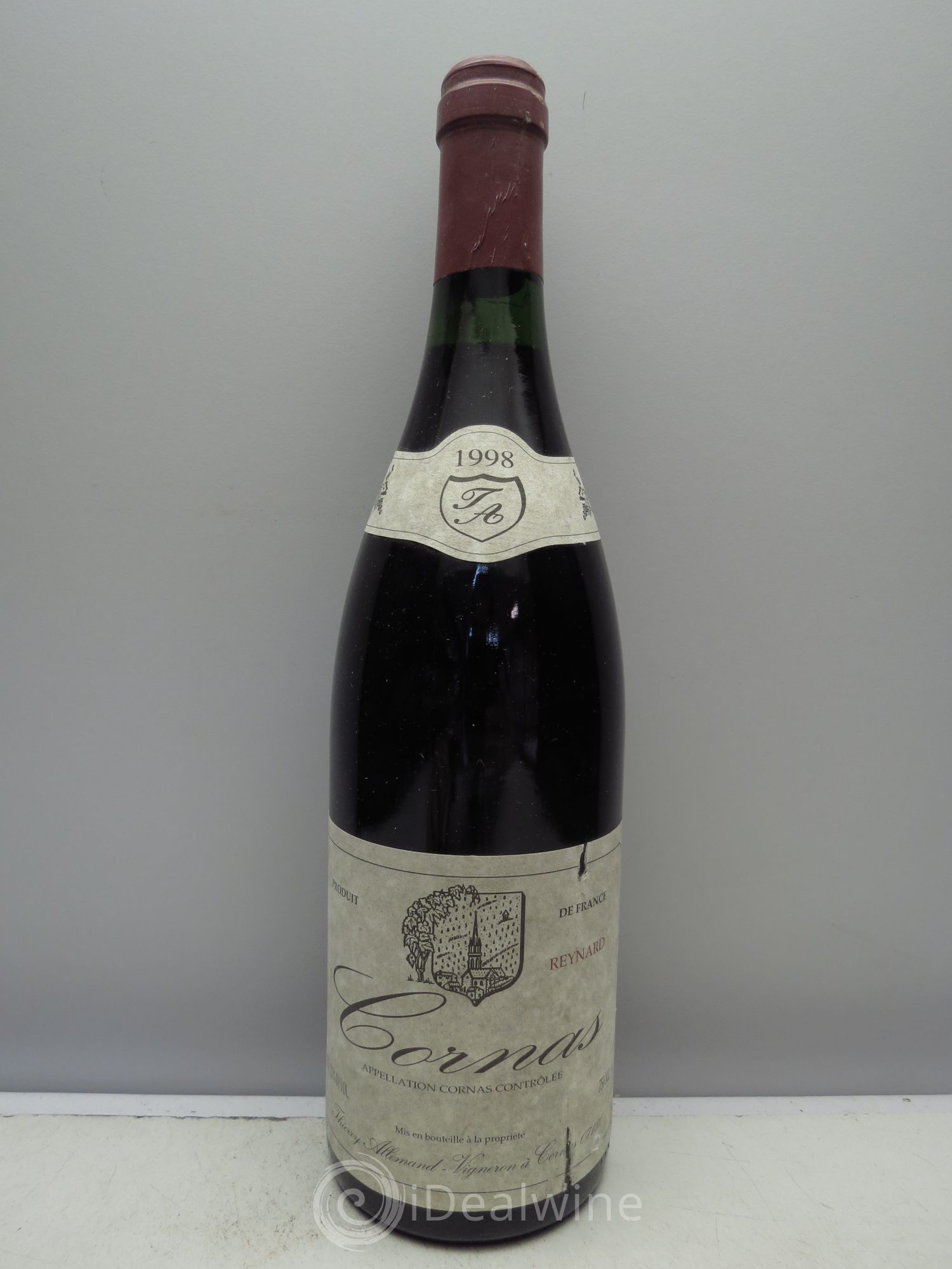 Cornas Thierry Allemand Reynards 1998 - Lot de 1 bouteille - 0