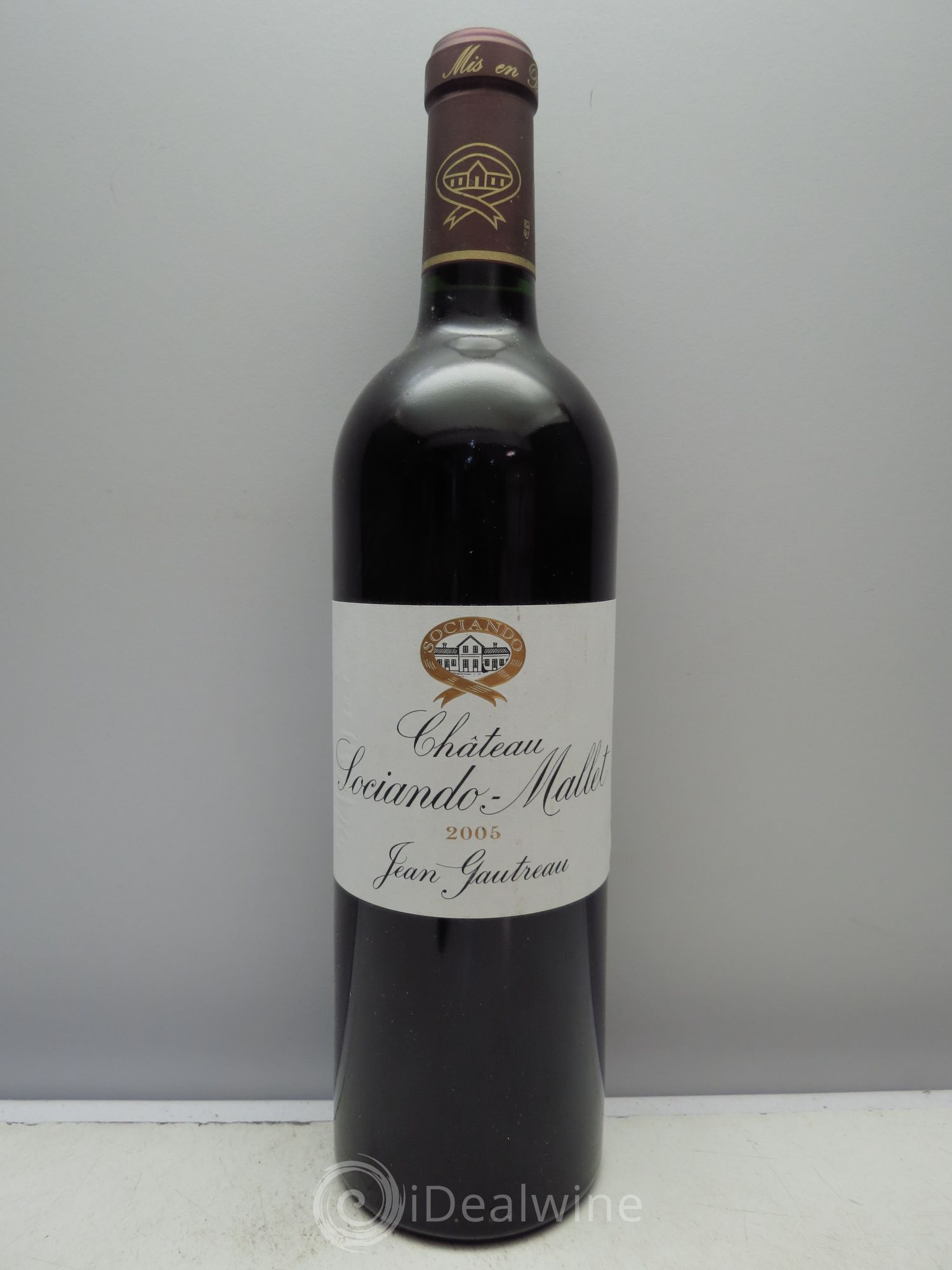 Château Sociando Mallet 2005 - Lot de 1 bouteille - 0