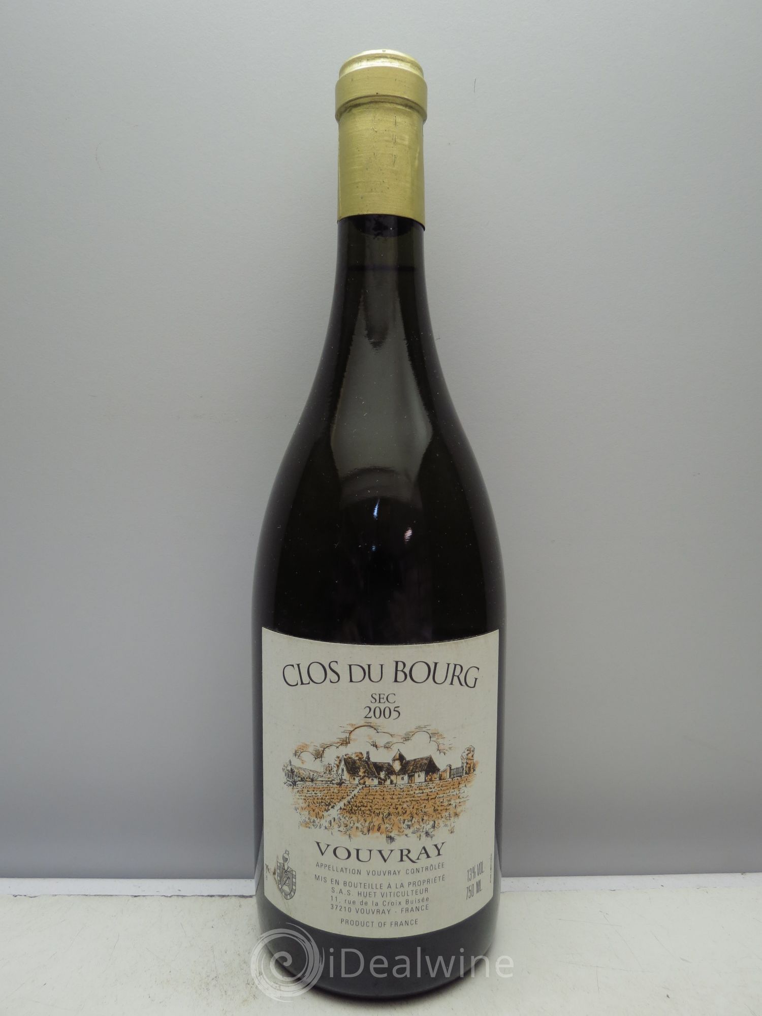 Vouvray Clos du Bourg Sec Domaine Huet 2005 - Lot de 1 bouteille - 0