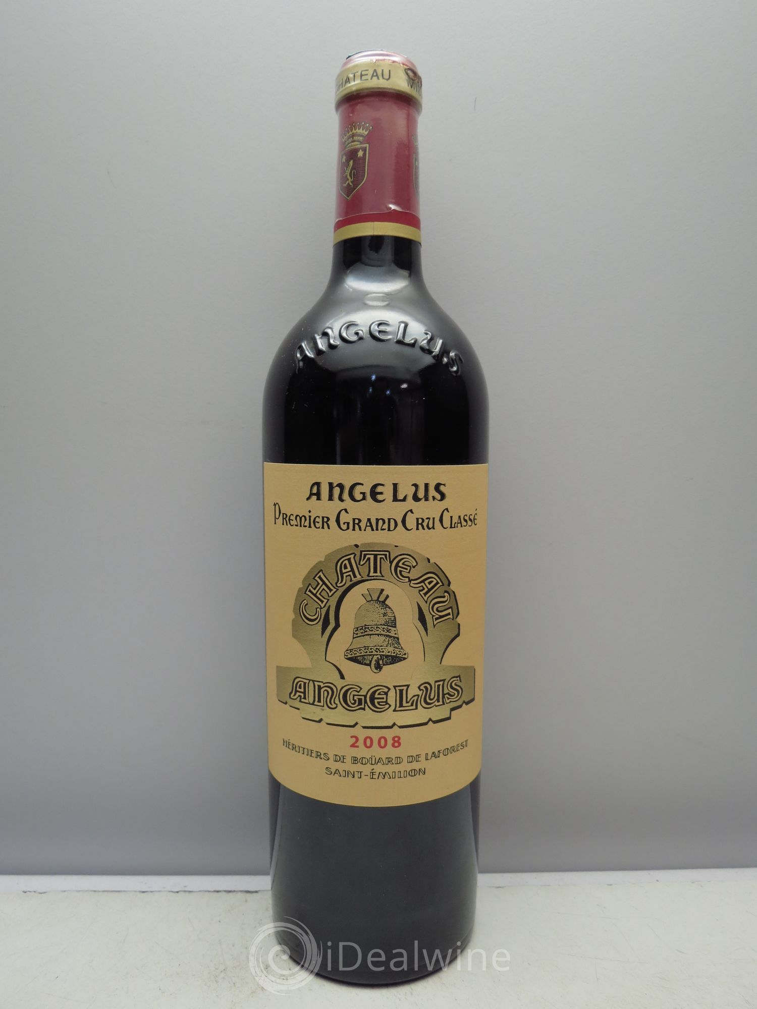 Château Angélus 1er Grand Cru Classé A 2008 - Lot de 1 bouteille - 0