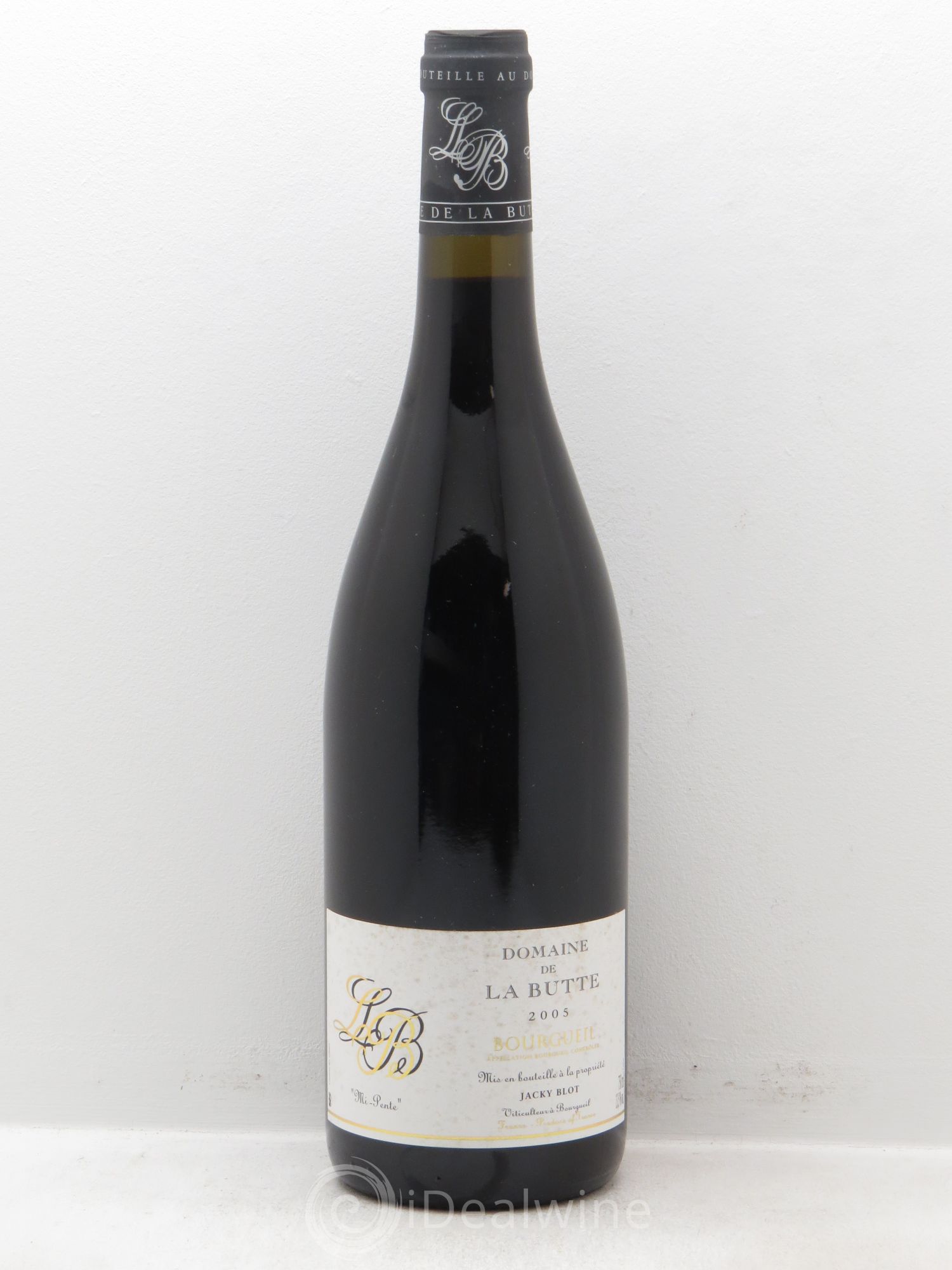 Bourgueil Mi-Pente Domaine de La Butte - Jacky Blot 2005 - Lot de 1 bouteille - 0