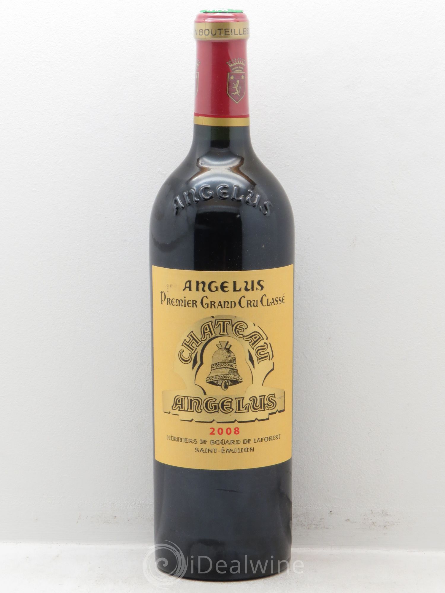 Château Angélus 1er Grand Cru Classé A 2008 - Lot de 1 bouteille - 0