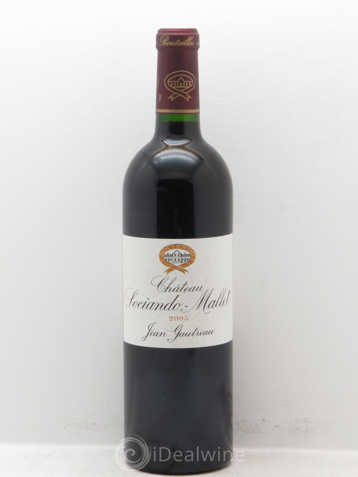 Château Sociando Mallet 2005 - Lot de 1 bouteille - 0