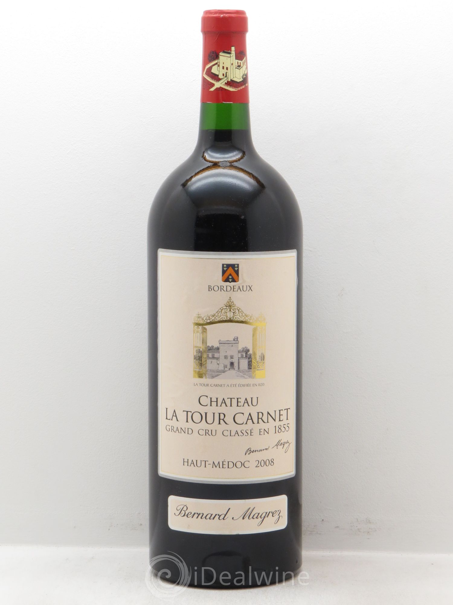 Château la Tour Carnet 4ème Grand Cru Classé 2008 - Lot de 1 magnum - 0