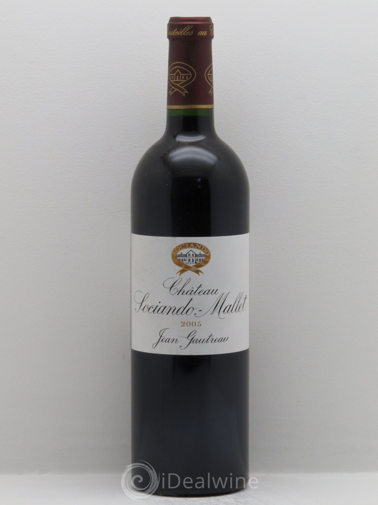 Château Sociando Mallet 2005 - Lot de 1 bouteille - 0