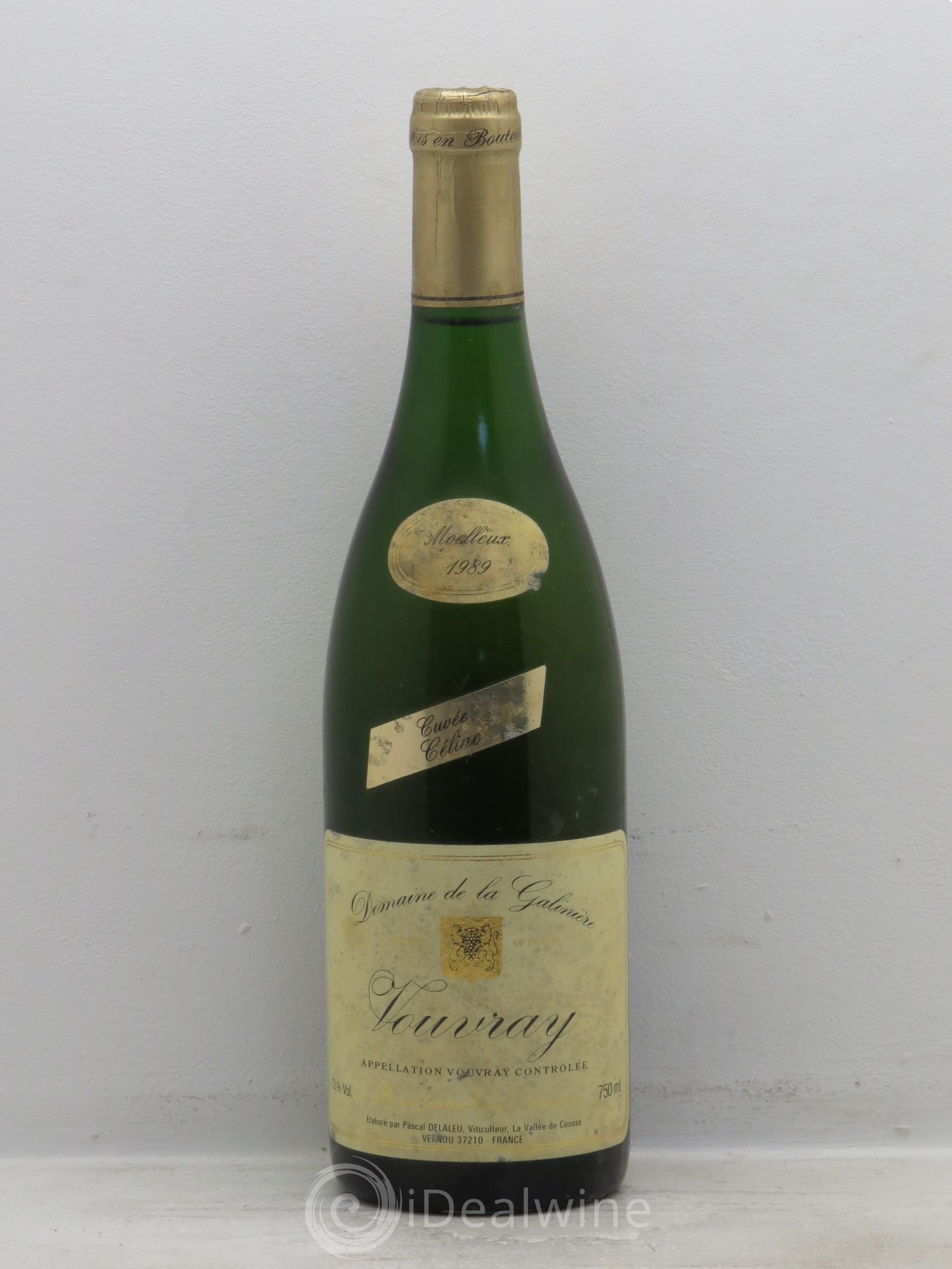 Vouvray Cuvée Céline Domaine de la Galinière 1989 - Lotto di 1 bottiglia - 0