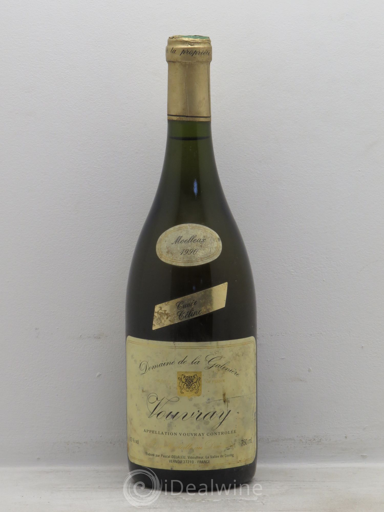 Vouvray Cuvée Céline Domaine de la Galinière 1990 - Posten von 1 Flasche - 0