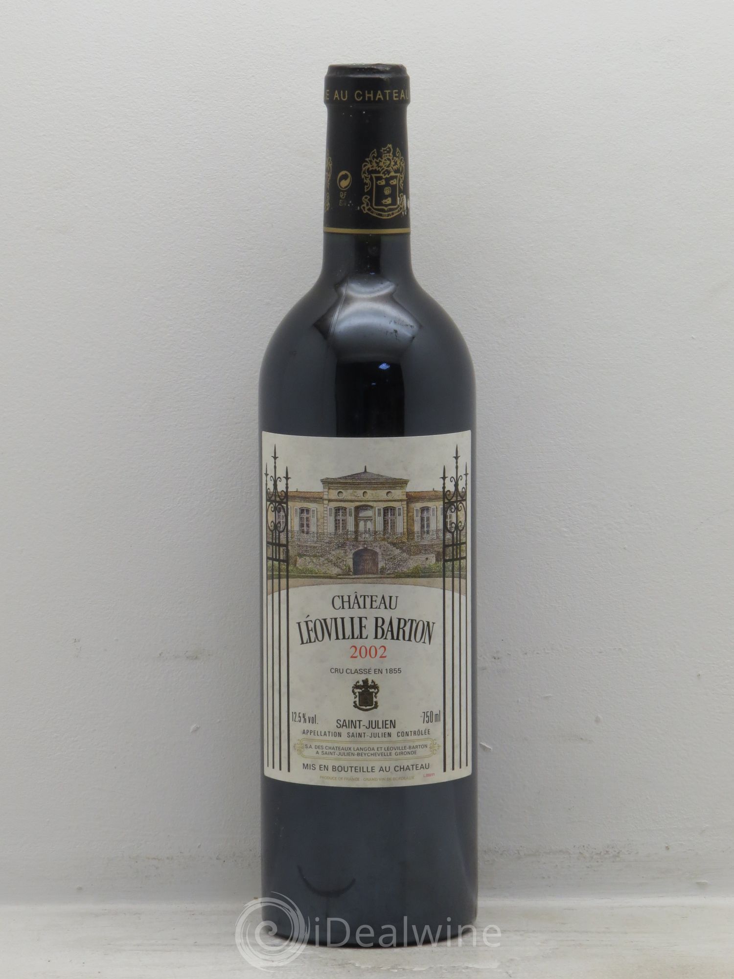 Château Léoville Barton 2ème Grand Cru Classé 2002 - Lot de 1 bouteille - 0