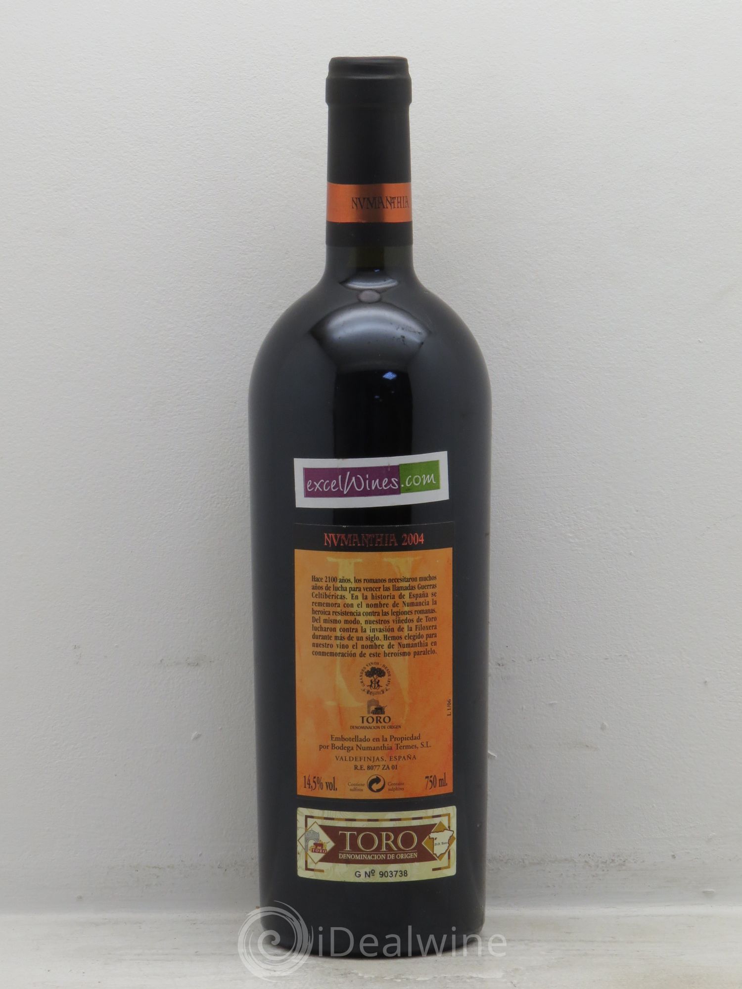 Toro DO Bodega Numanthia Numanthia 2004 - Lot de 1 bouteille - 1
