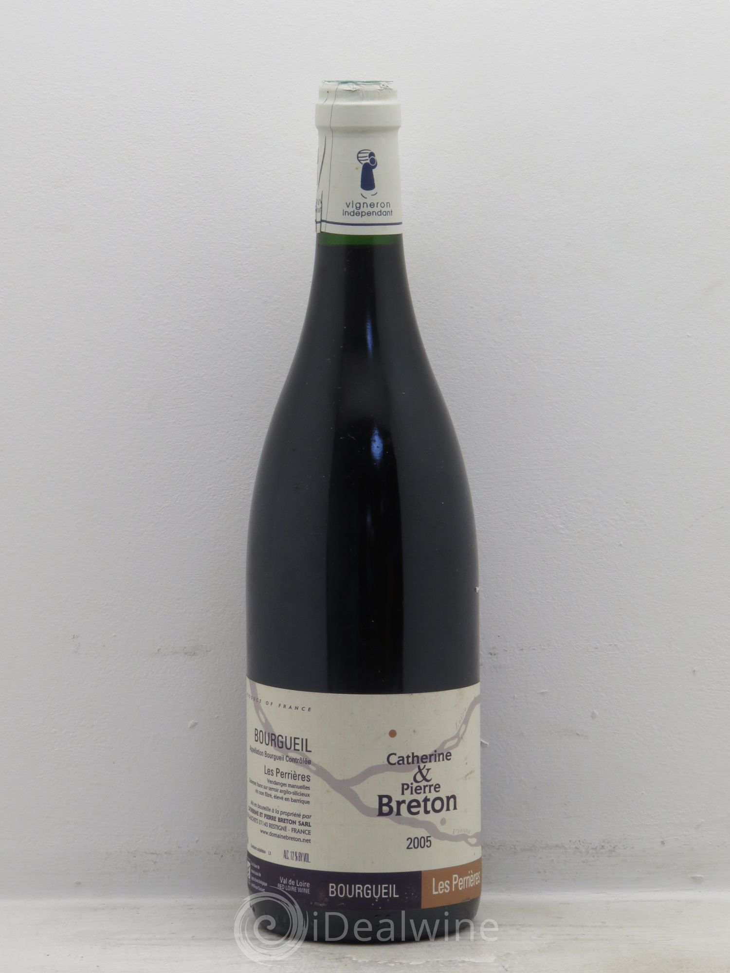 Bourgueil Les Perrières Catherine et Pierre Breton 2005 - Lot de 1 bouteille - 0
