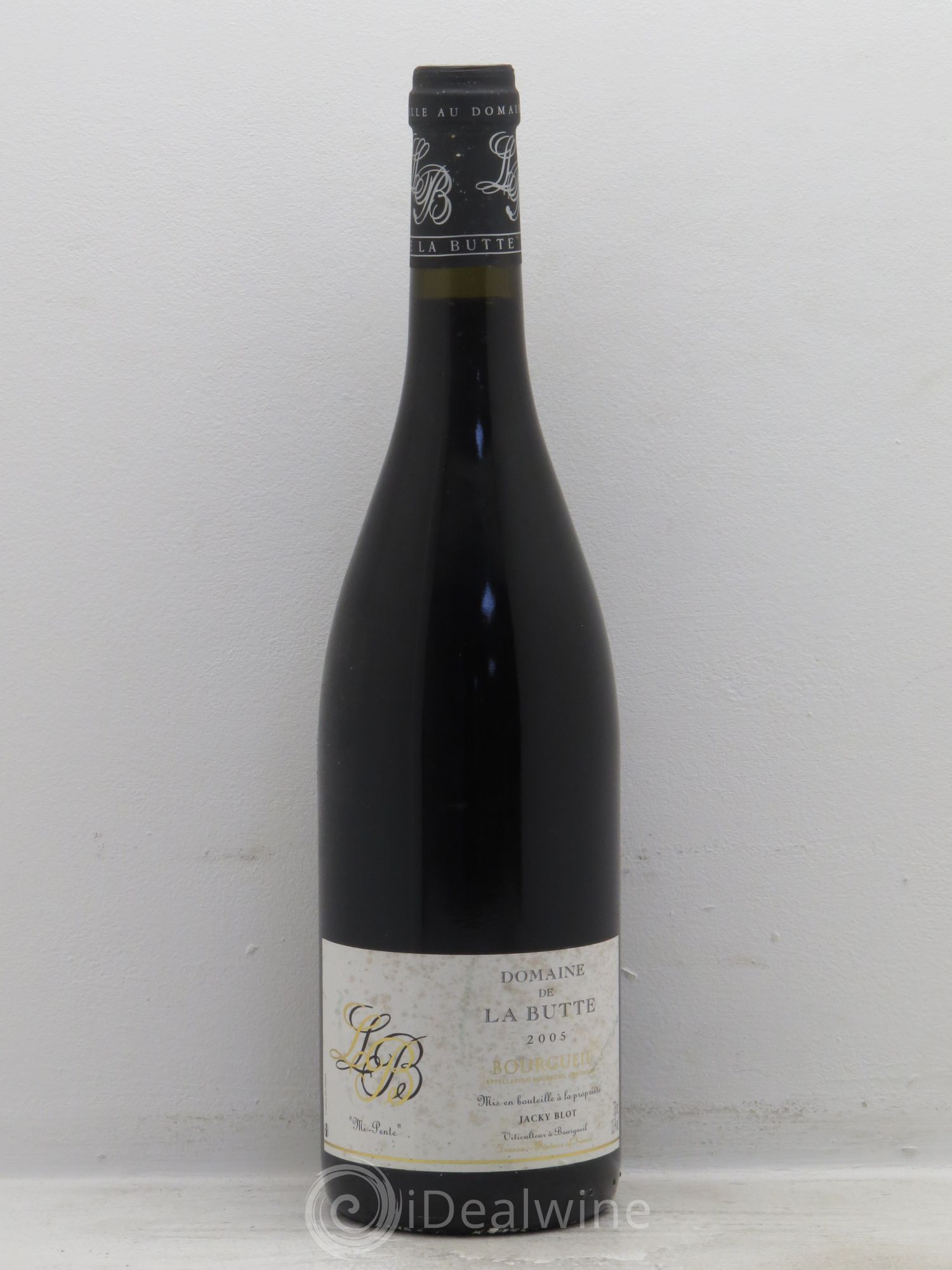 Bourgueil Mi-Pente Domaine de La Butte - Jacky Blot 2005 - Lot de 1 bouteille - 0